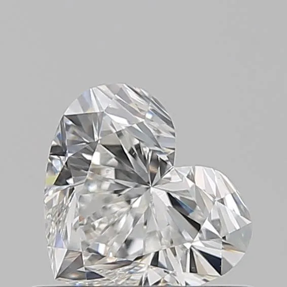 0.60ct Heart Natural Diamond (Colour F, Clarity VS1, GIA Certified)