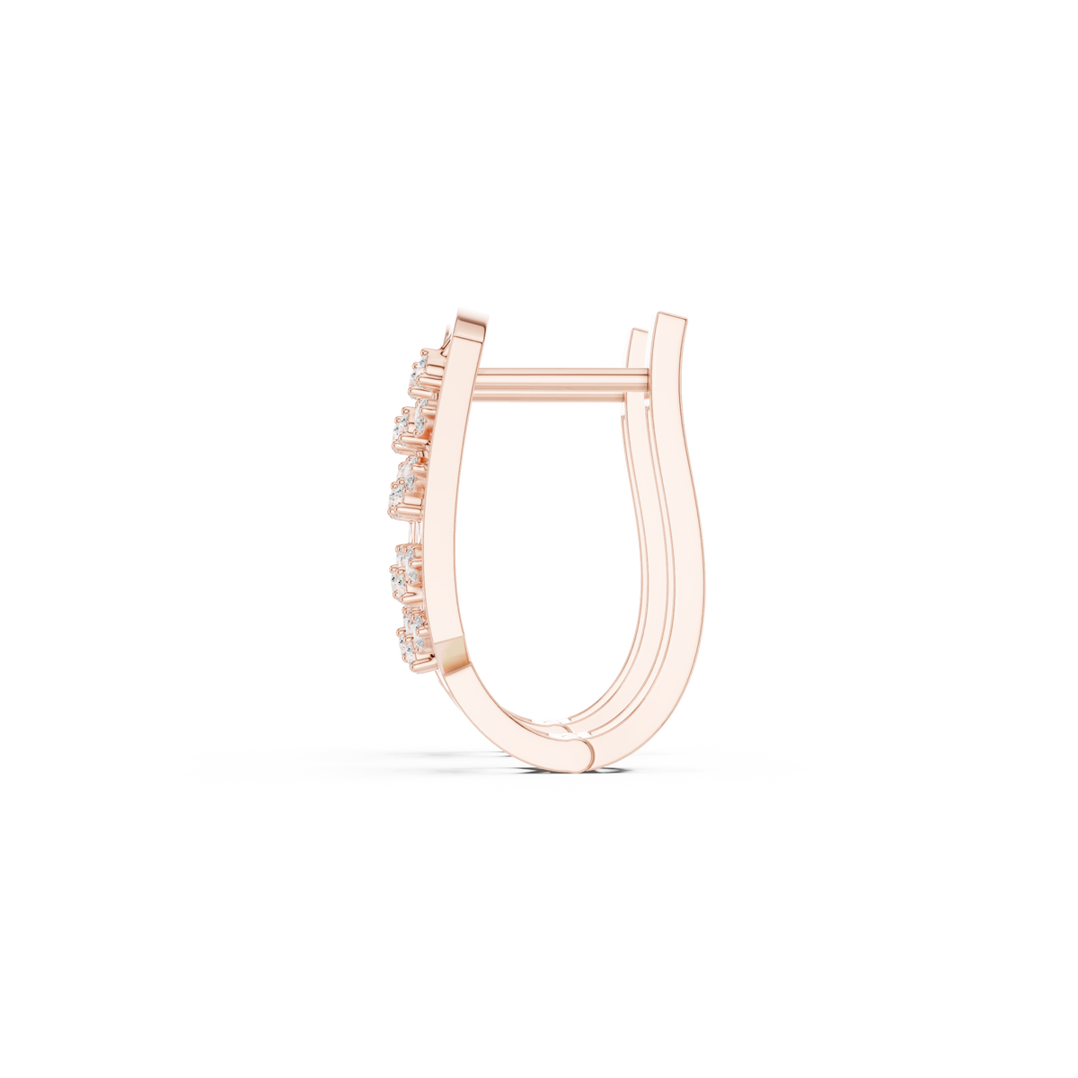 حلقان متدلية بشكل معين مجوف