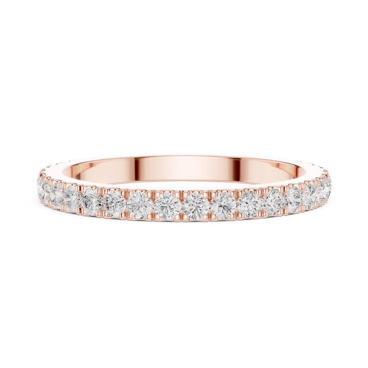 Round Diamond Eternity Band