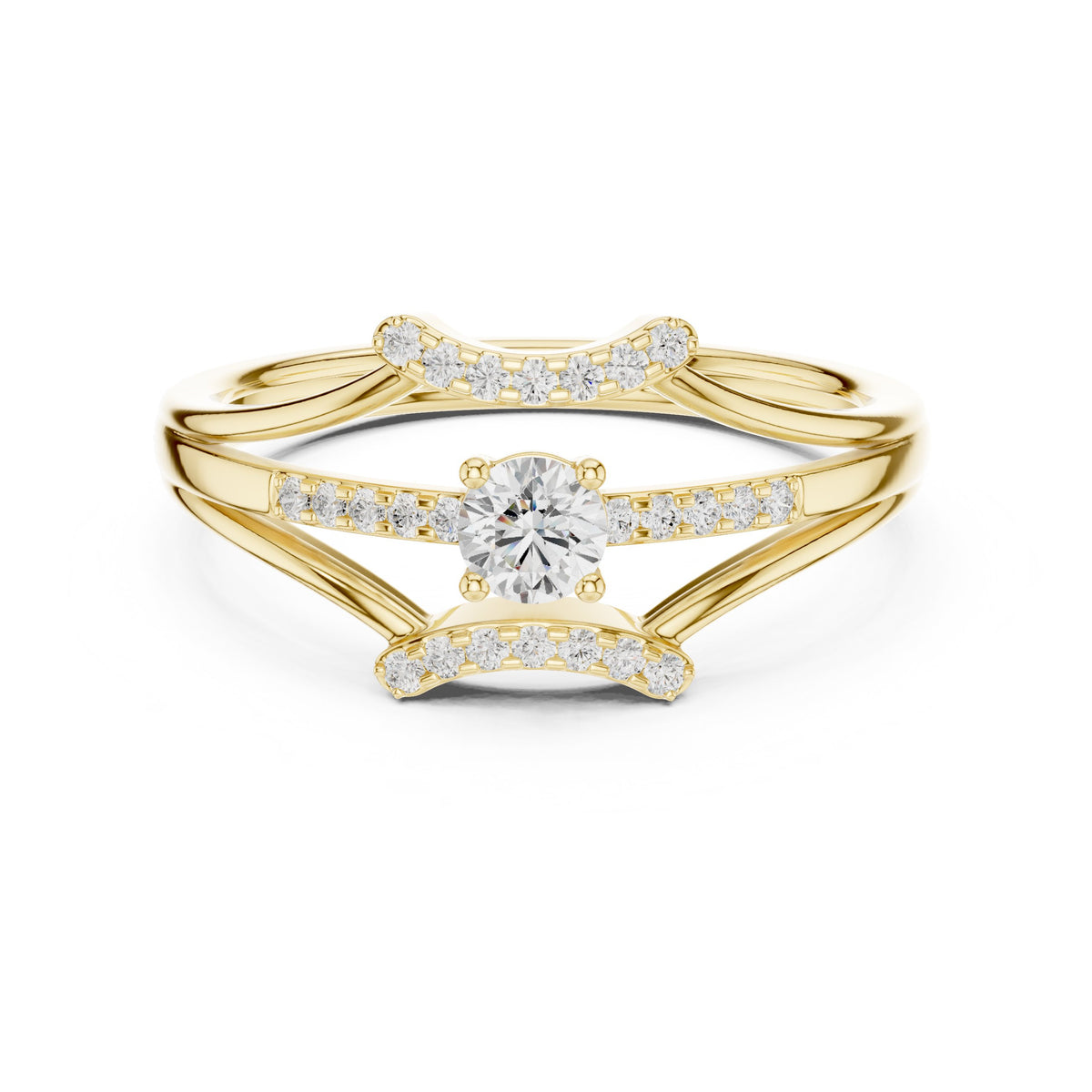 Double Enhancer Diamond Ring