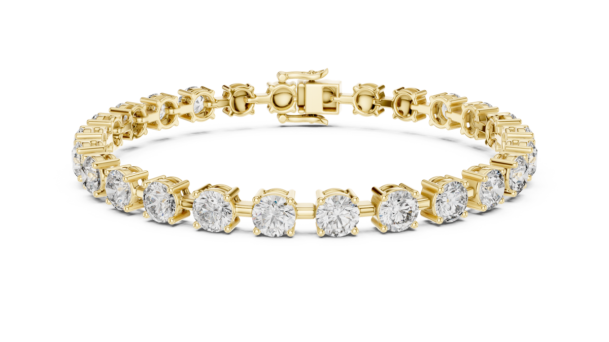 Solitaire Collet Bracelet