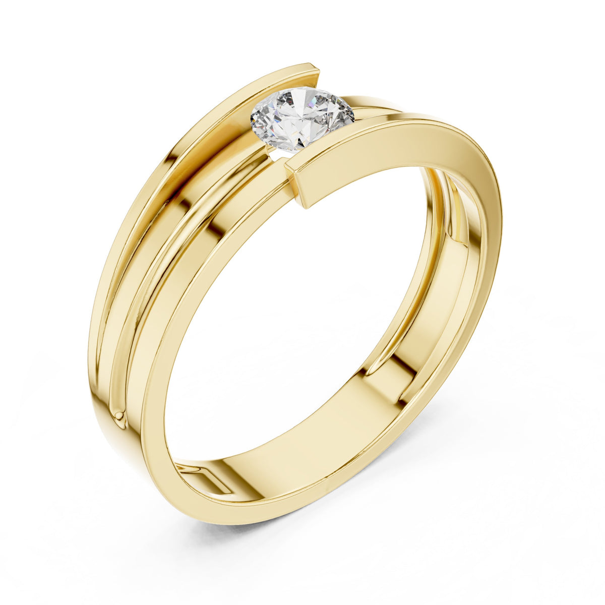 Solitaire Men's Band