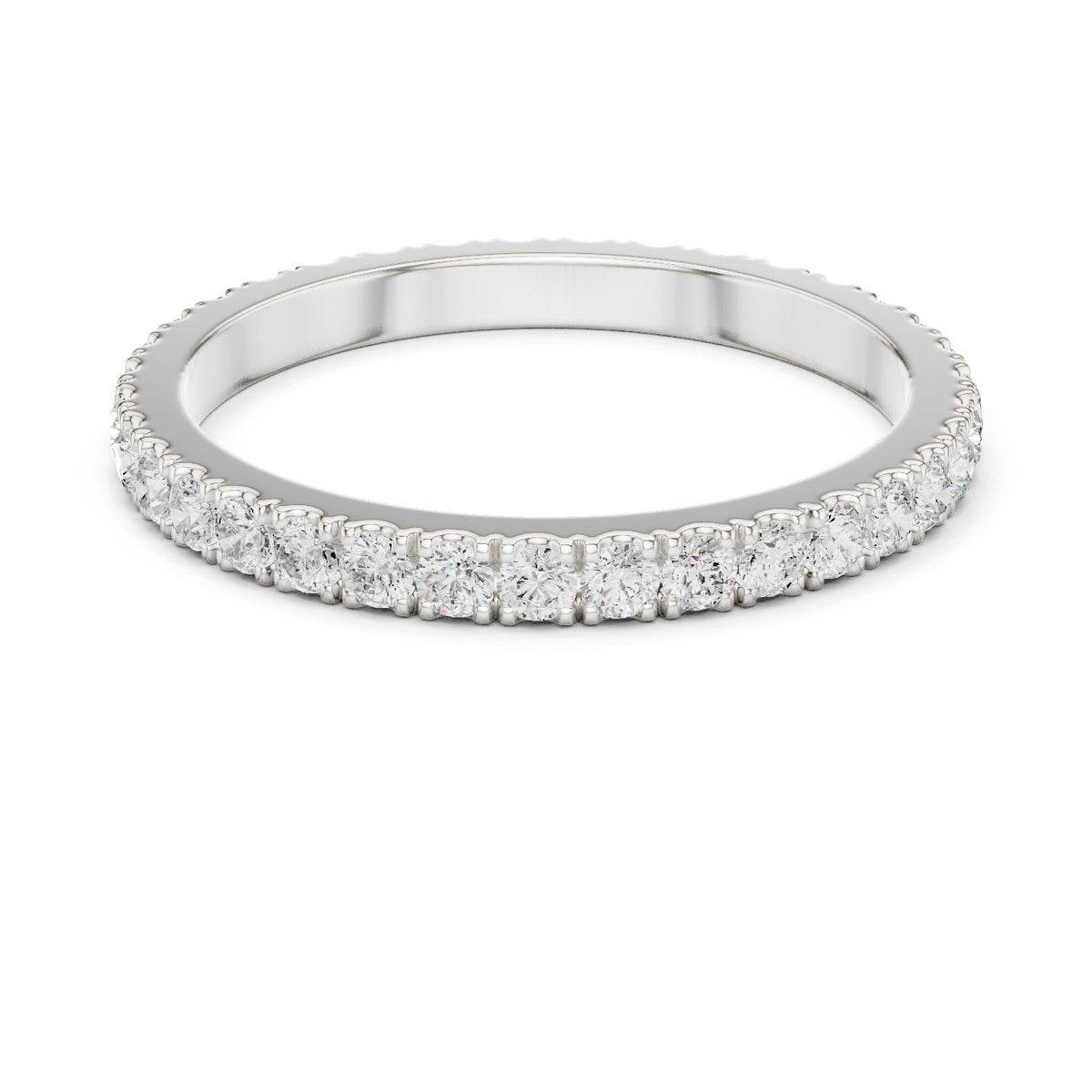Round Diamond Eternity Band