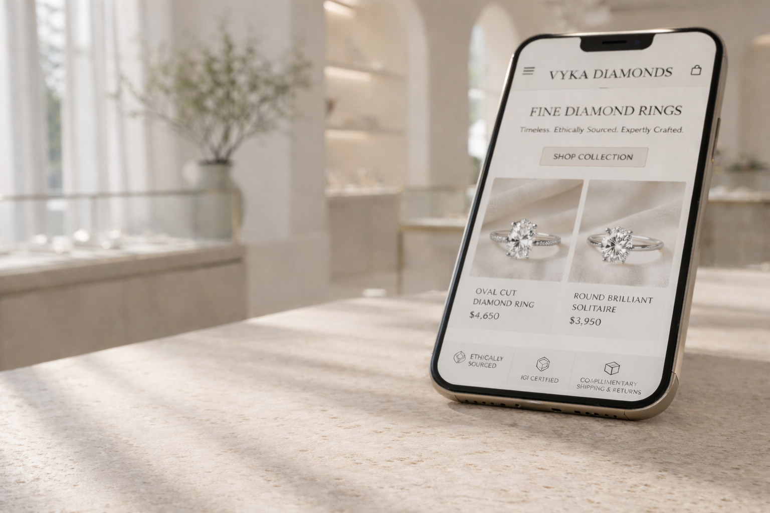 Shope Diamonds Online VYKA Diamonds