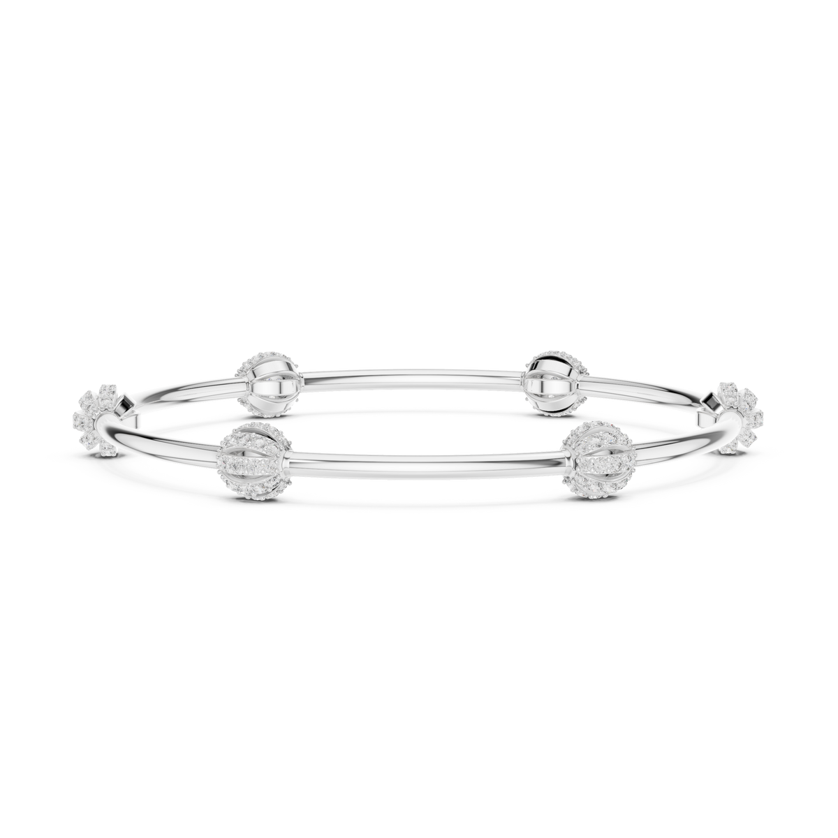 Pavé Globe Station Bangle