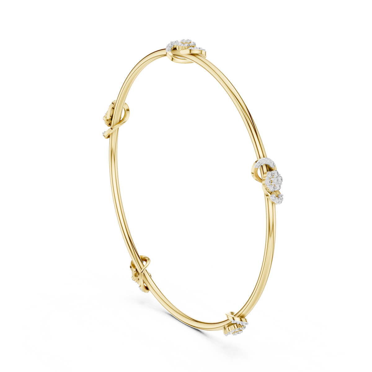 Knot & Cluster Station Bangle