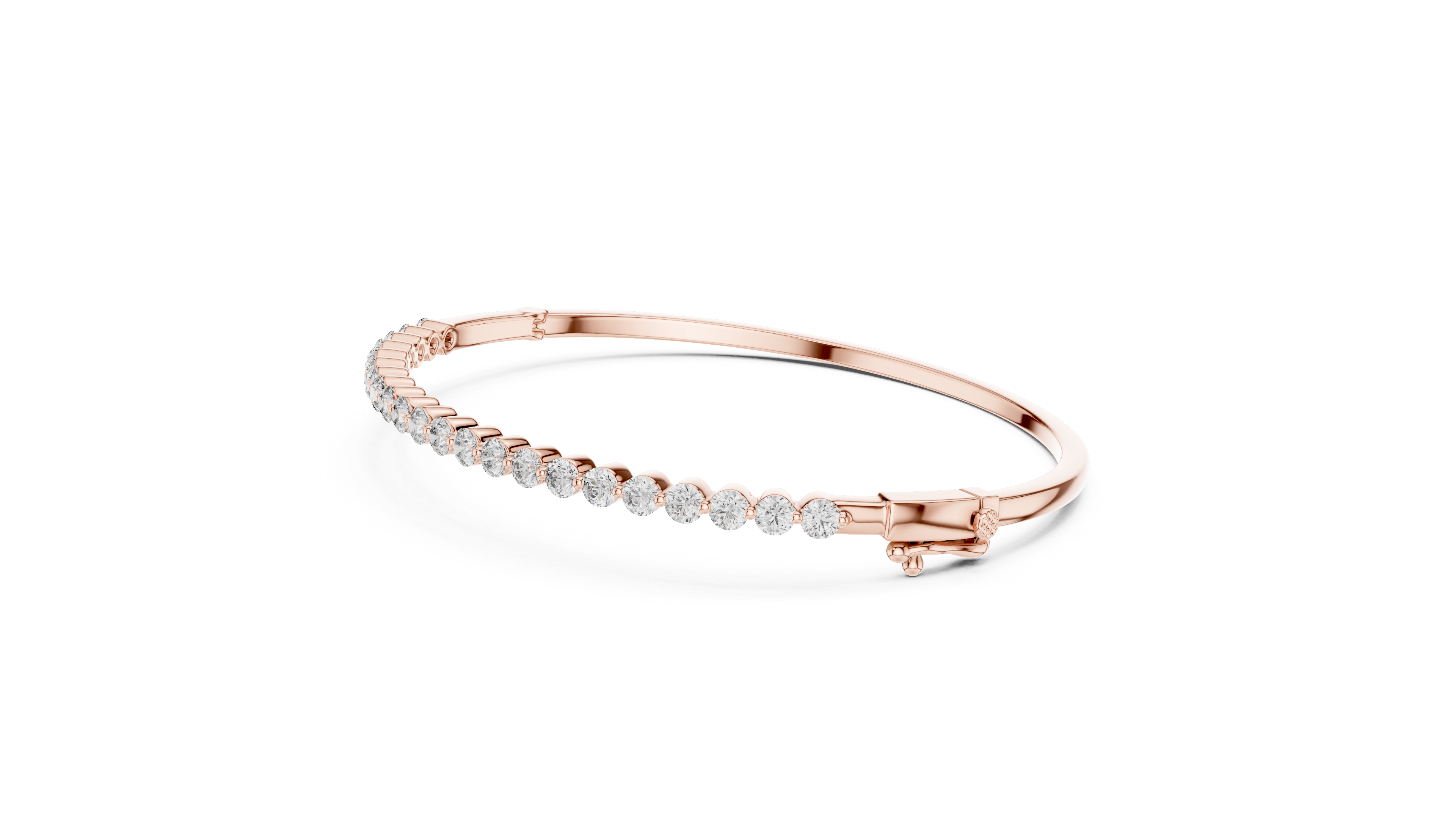 سوار الكفة أوربت in Rose Gold - VYKA Diamonds