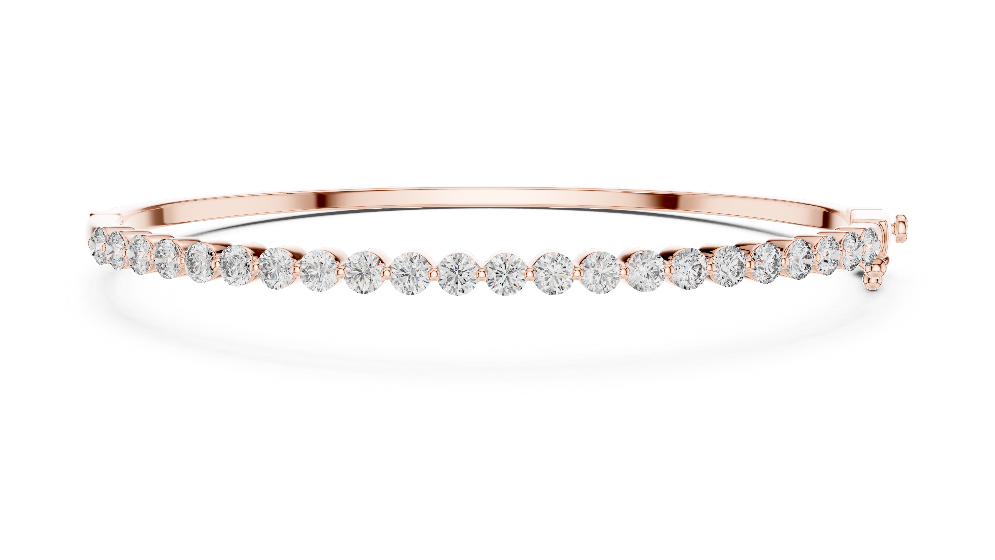 سوار الكفة أوربت in Rose Gold - VYKA Diamonds