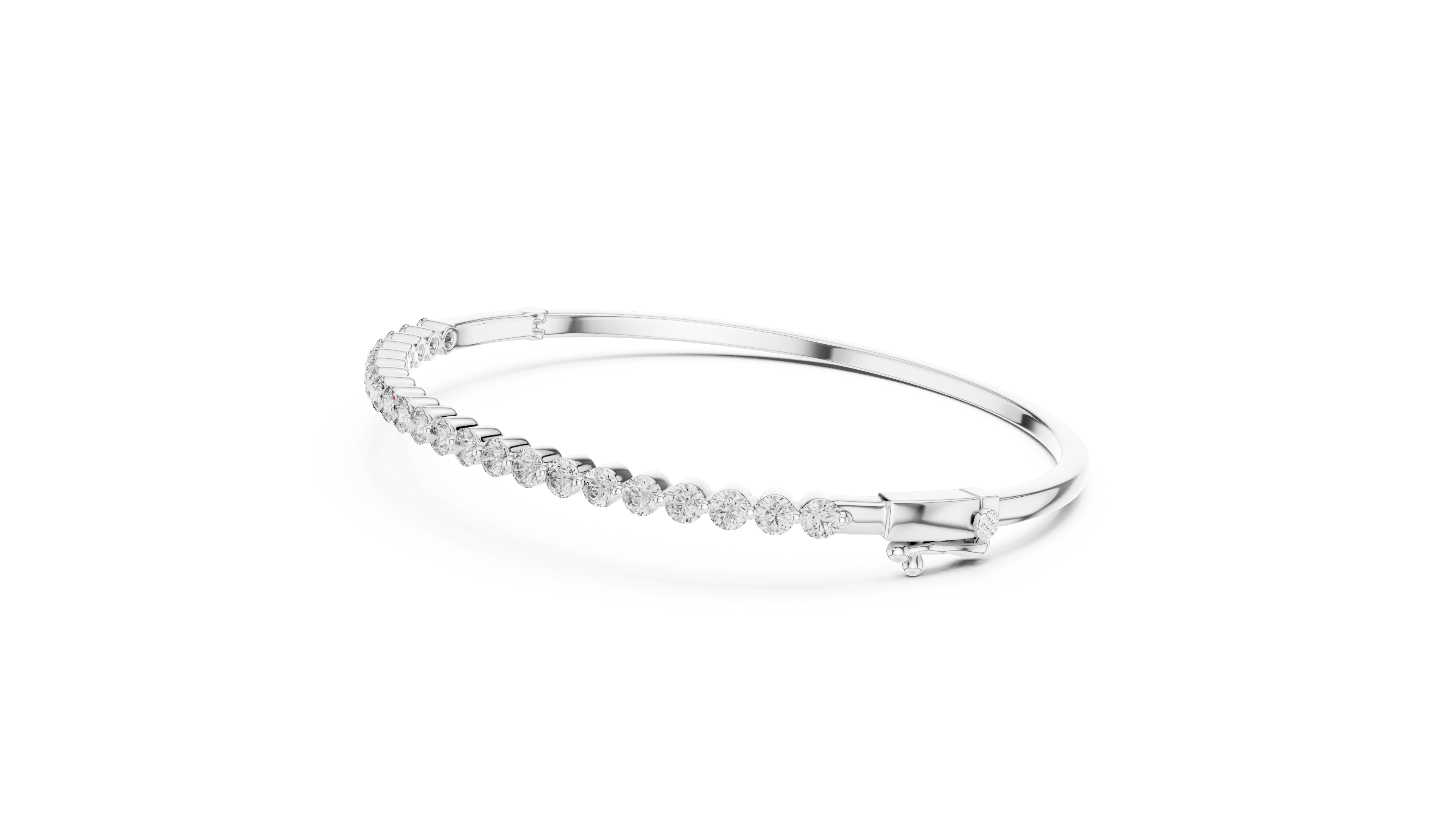 سوار الكفة أوربت in White Gold - VYKA Diamonds