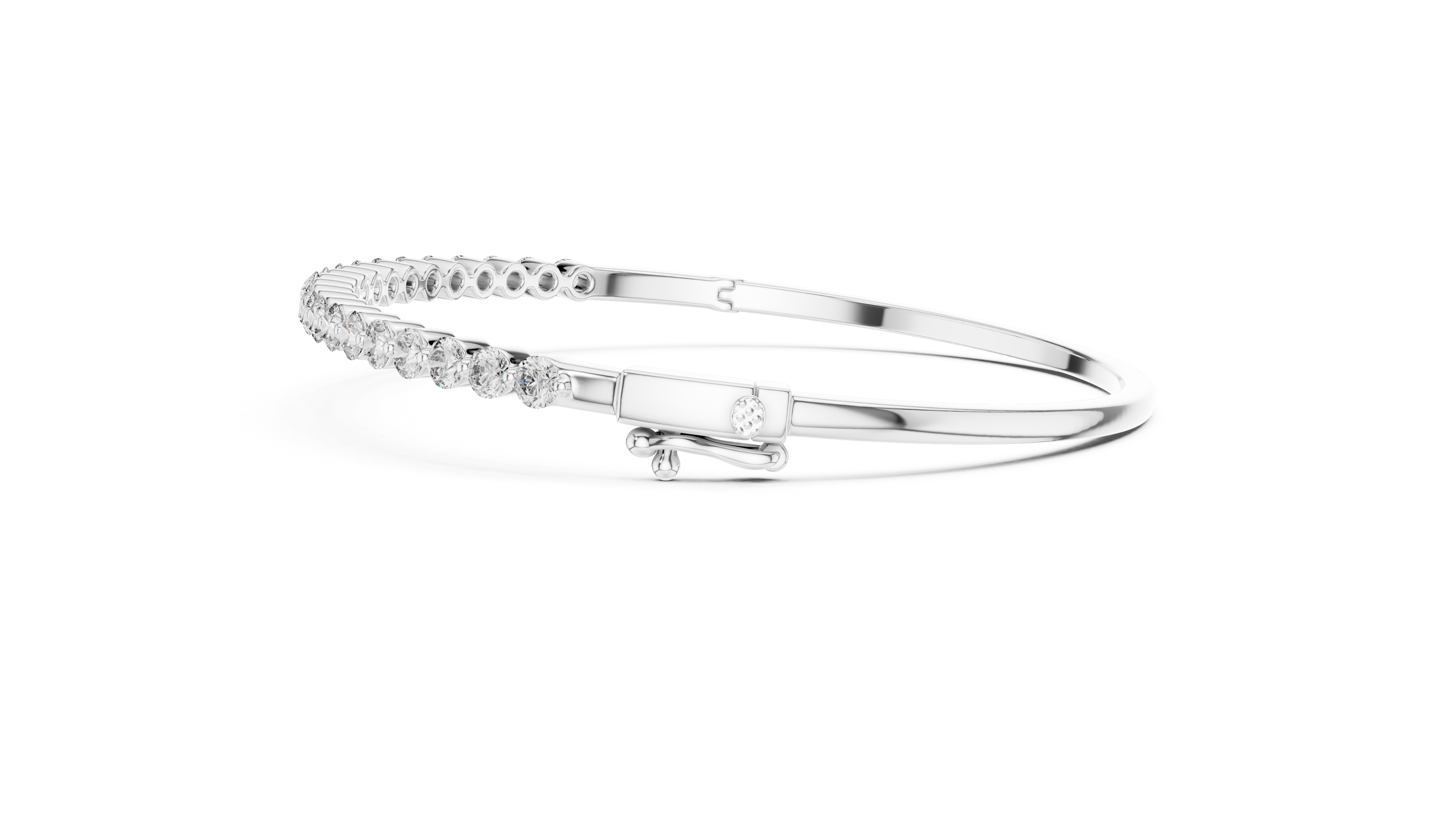 سوار الكفة أوربت in White Gold - VYKA Diamonds