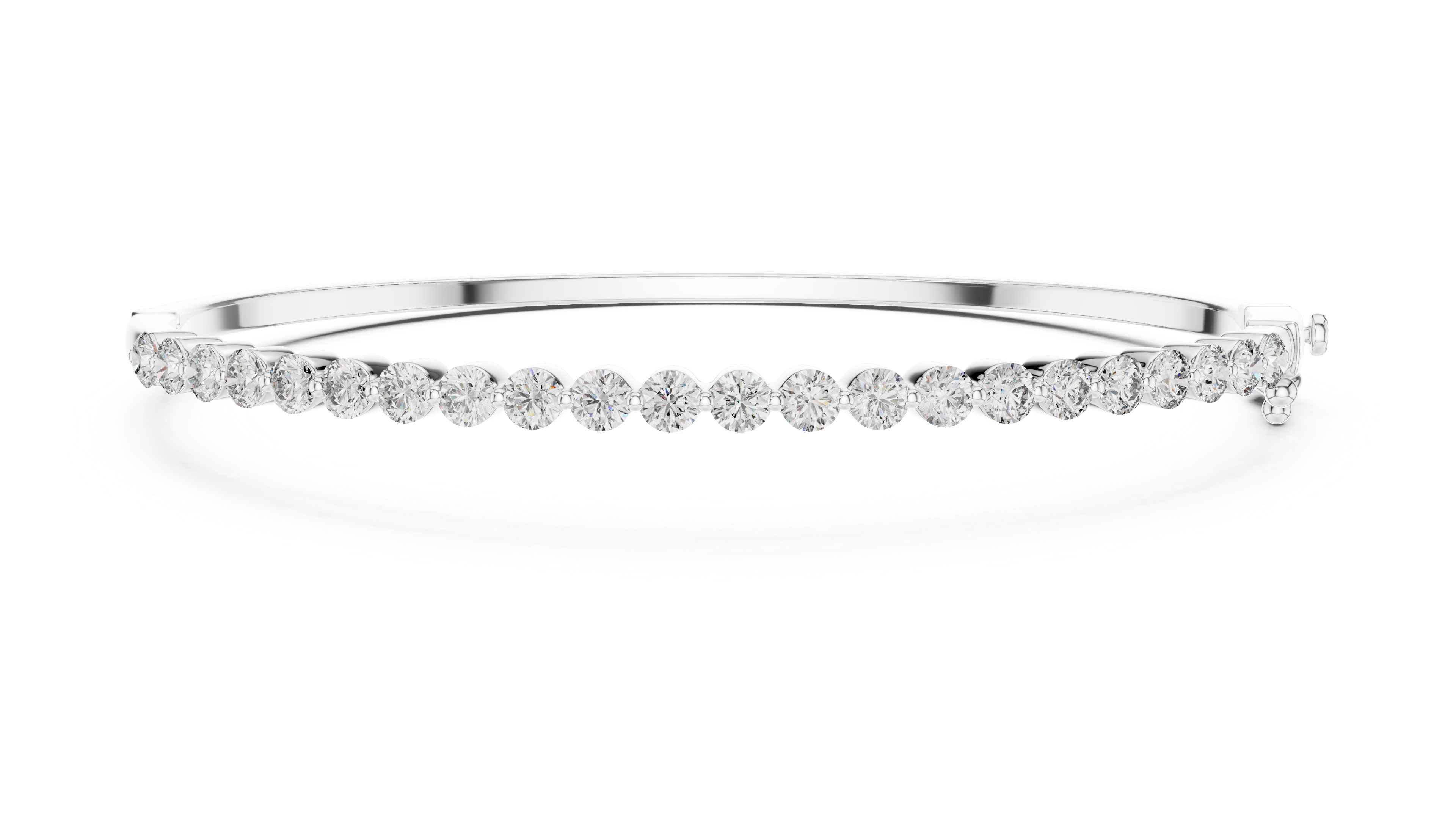 سوار الكفة أوربت in White Gold - VYKA Diamonds