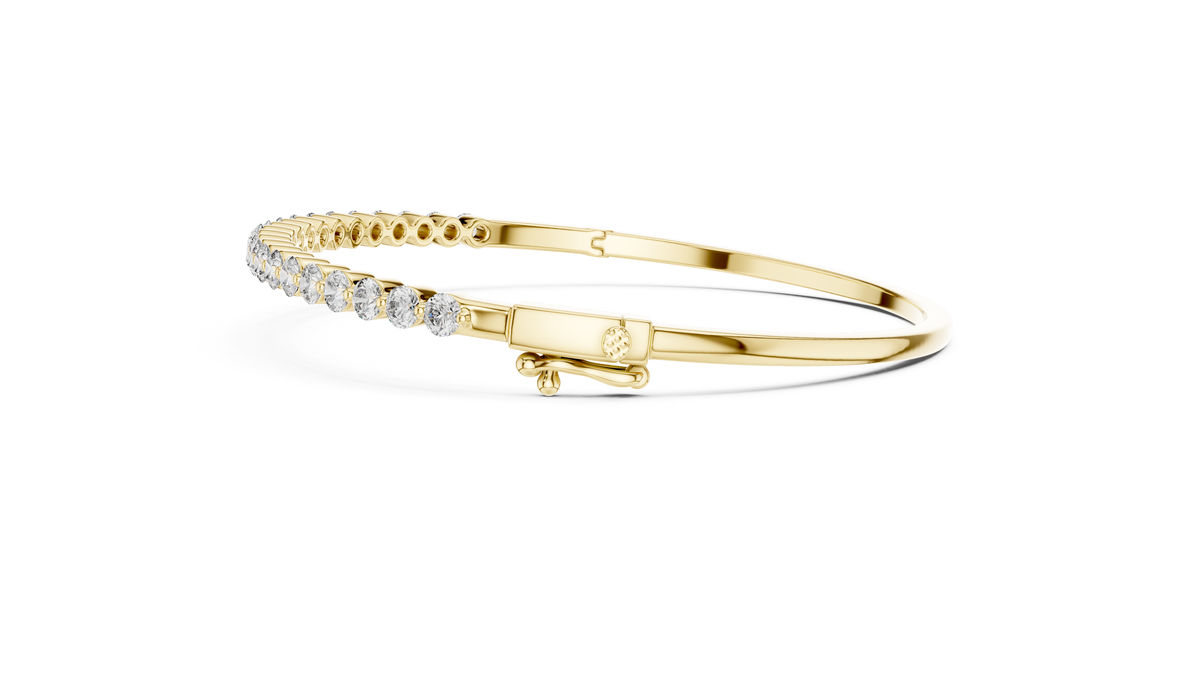 سوار الكفة أوربت in Yellow Gold - VYKA Diamonds