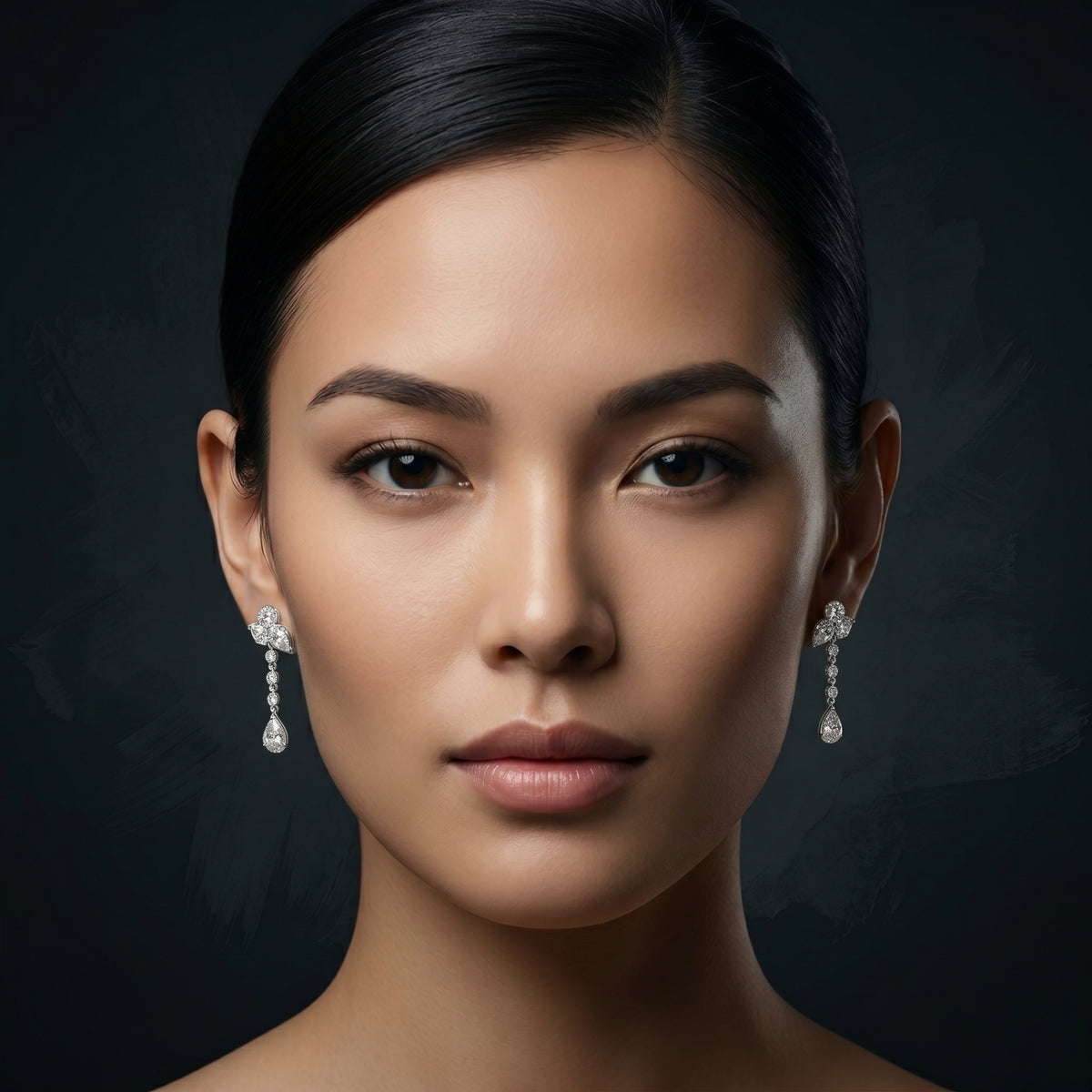 Chandelier Cascade Diamond Dangle Earrings