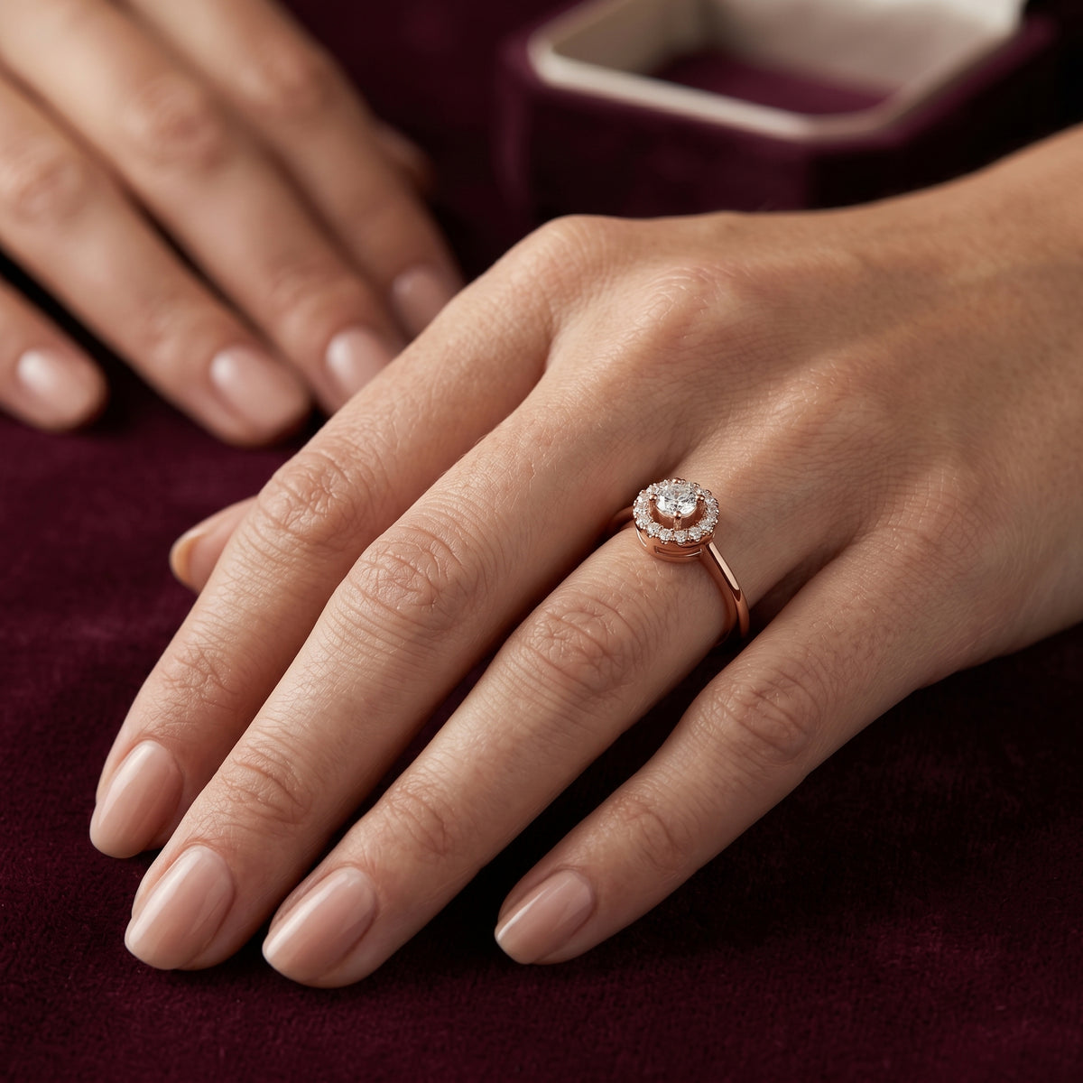Celestial Cathedral Diamond Engagement Ring — lifestyle