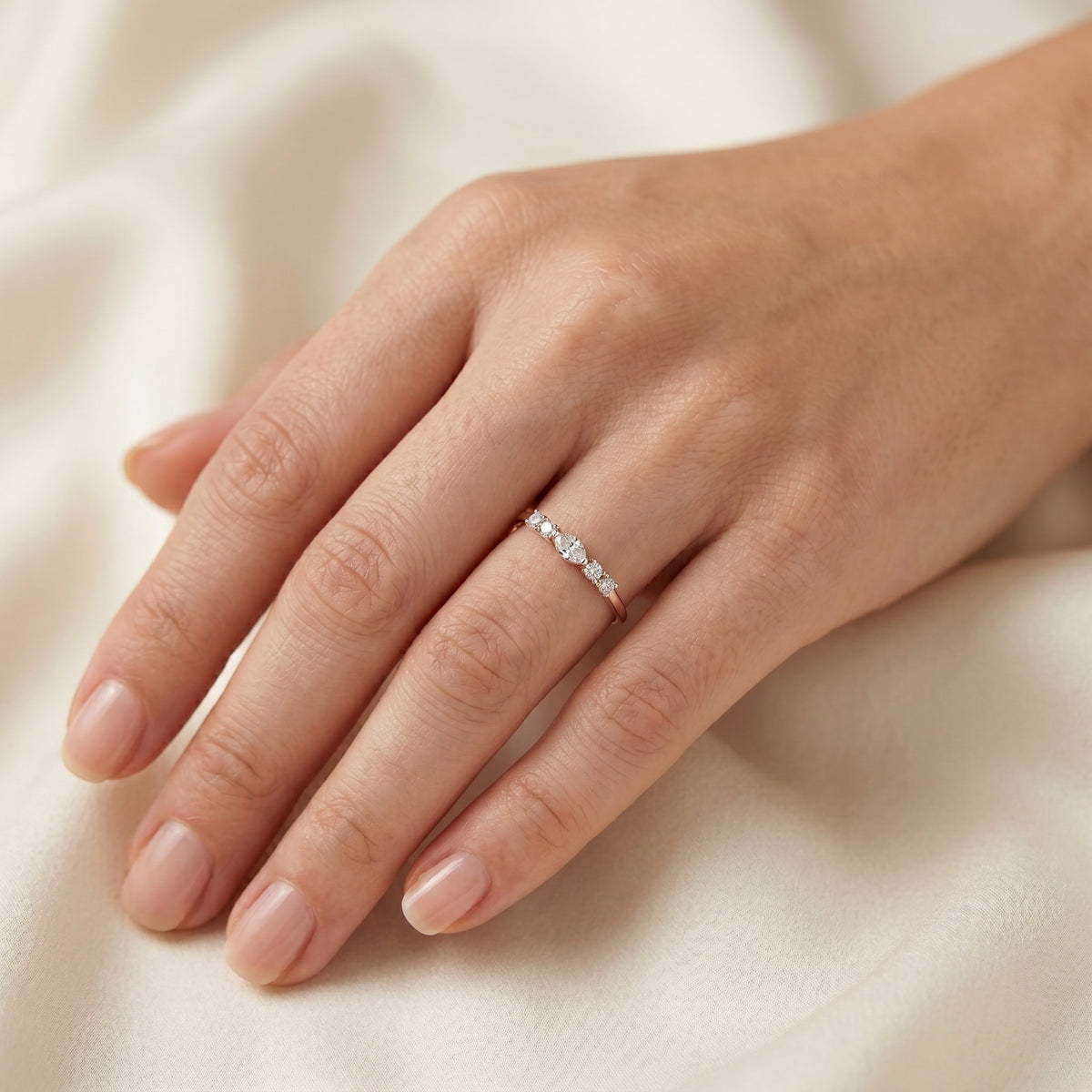 Prestige Split Shank Diamond Engagement Ring — lifestyle