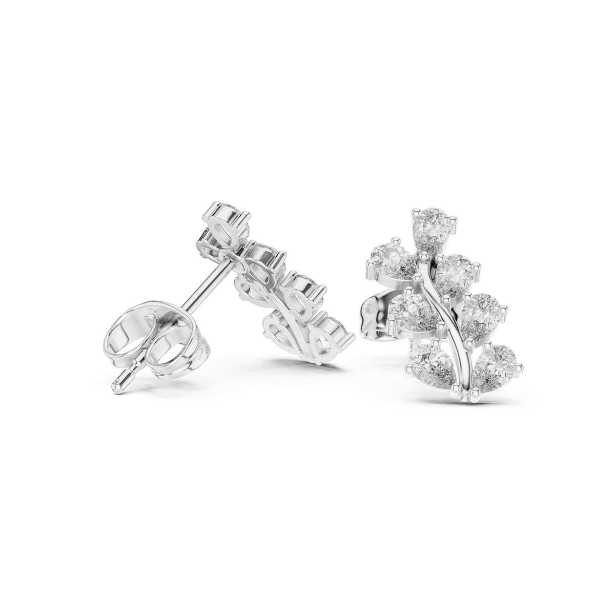 Marquise Cascade Diamond Drop Earrings