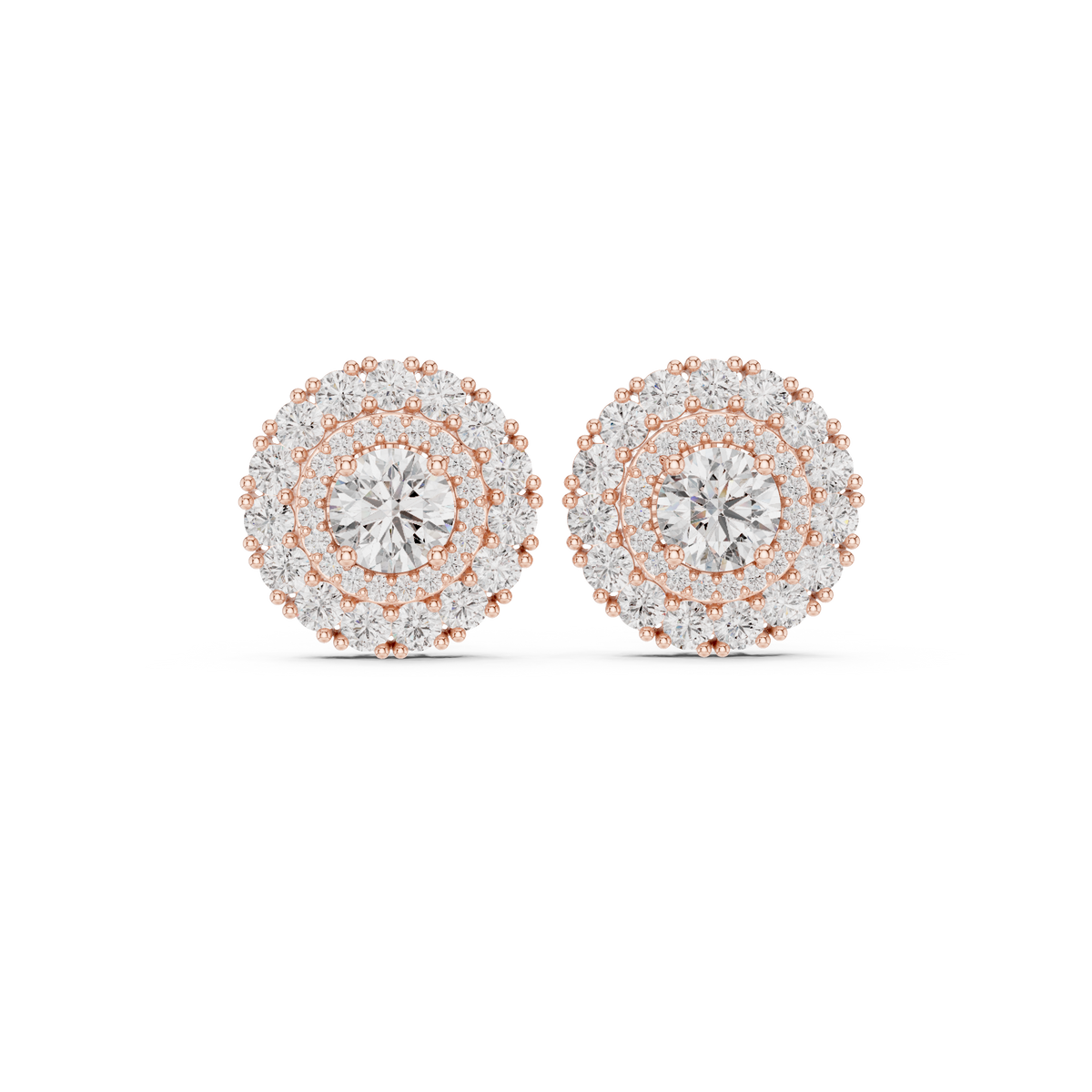 Pear Halo Chandelier Diamond Earrings