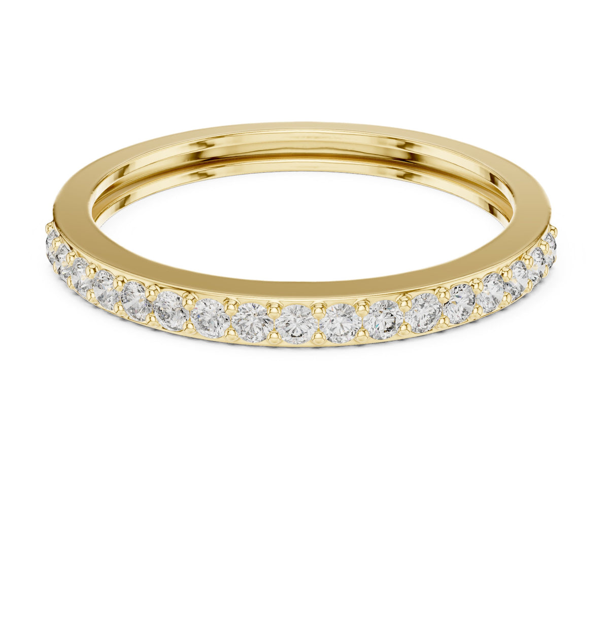 Half Eternity Diamond Band
