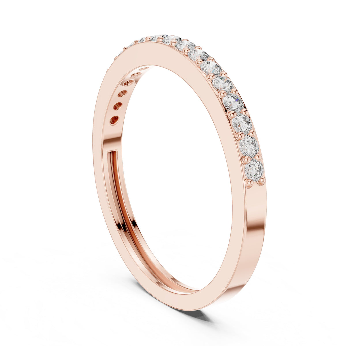 Half Eternity Diamond Band