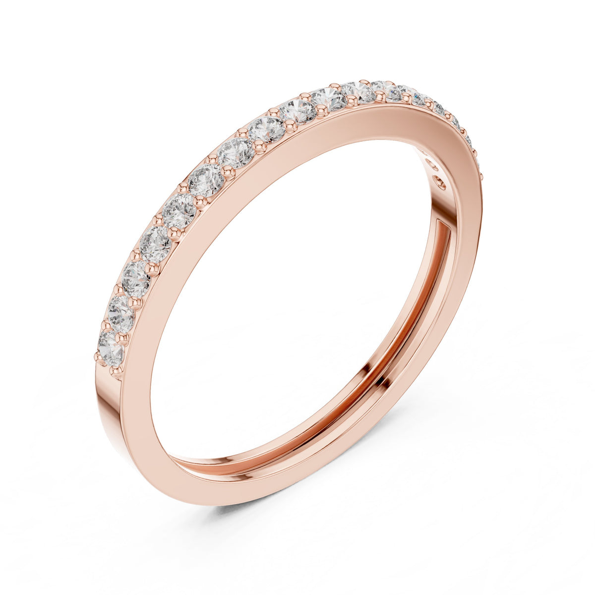 Half Eternity Diamond Band