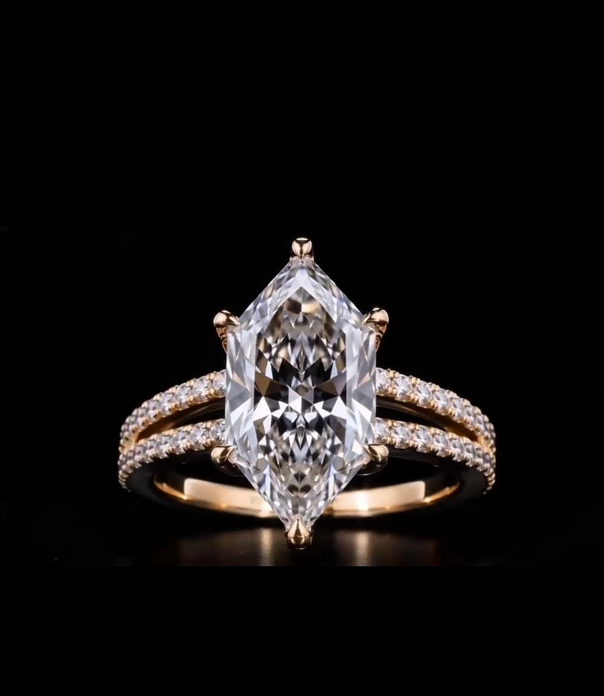 Dutch Marquise Engagement Ring