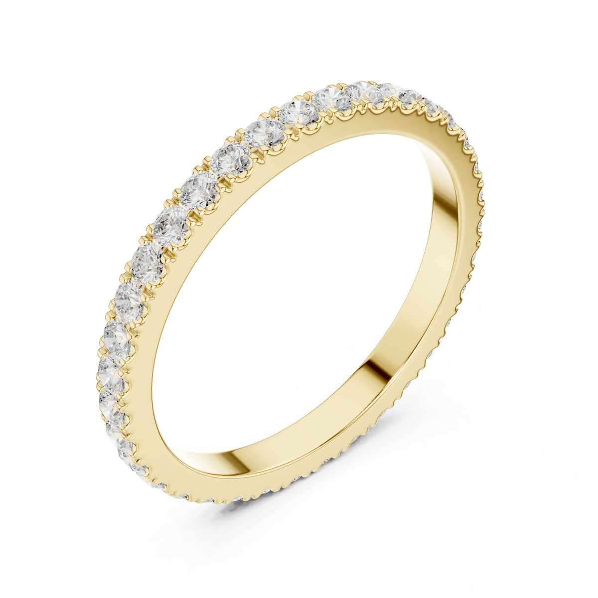 Round Diamond Eternity Band