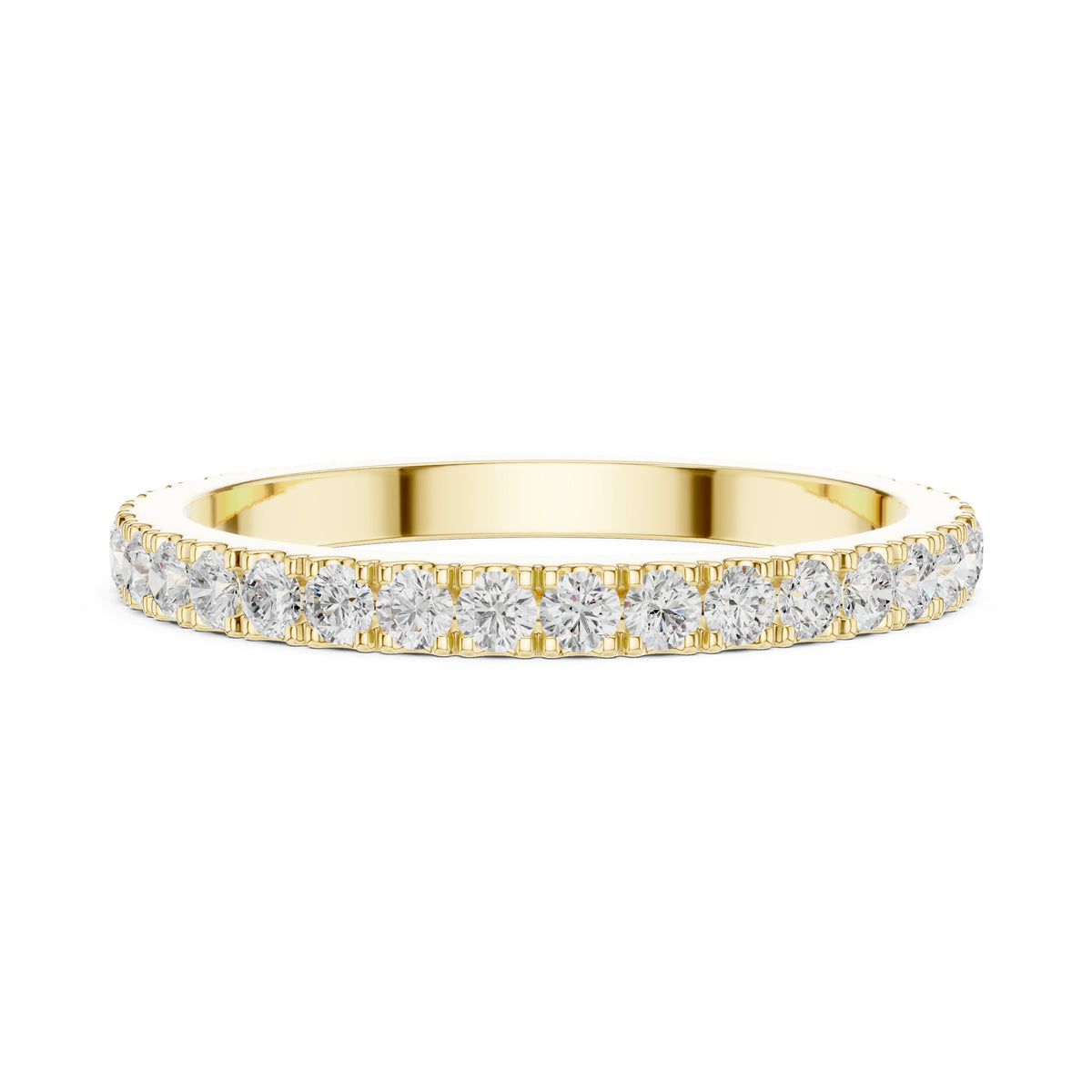 Round Diamond Eternity Band