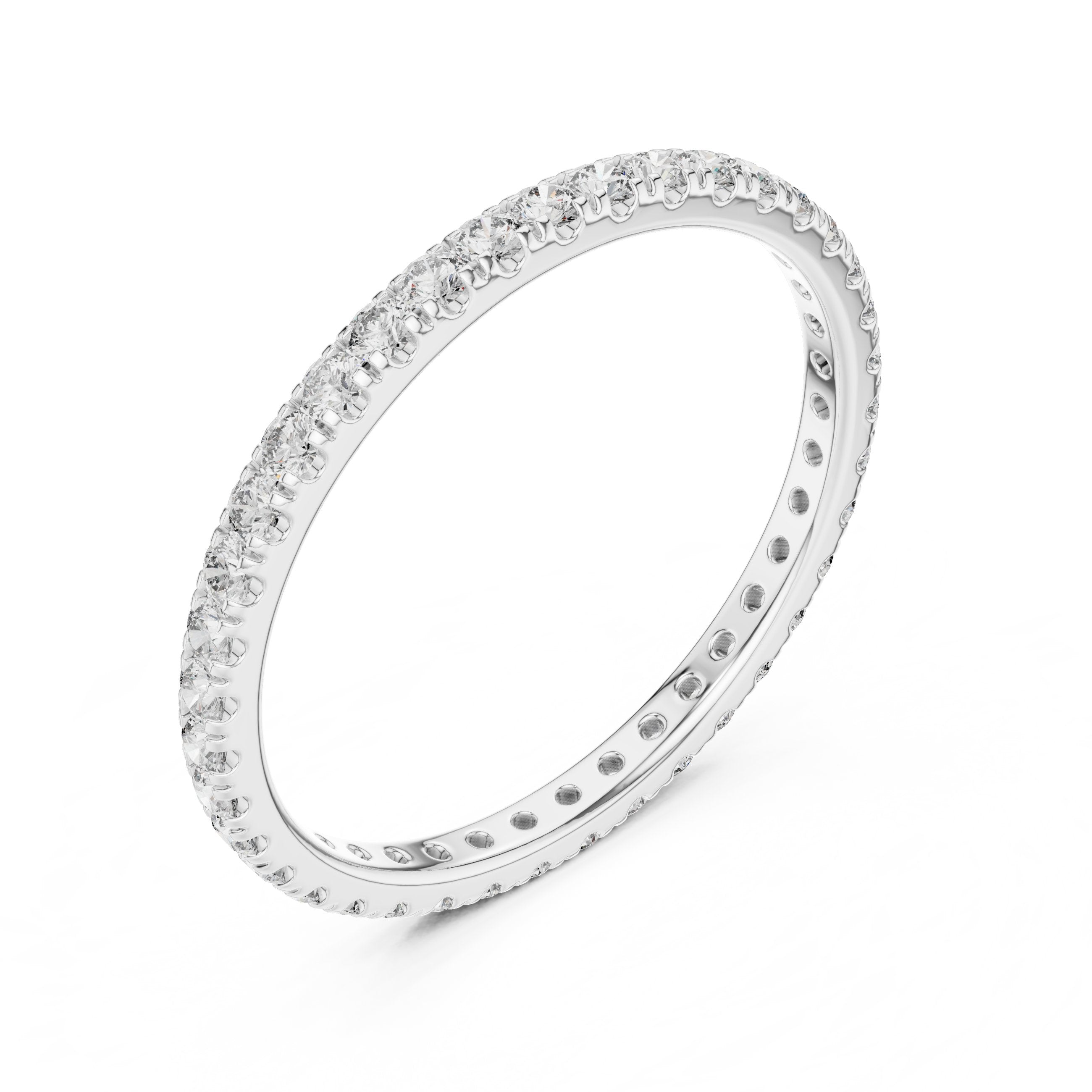 Diamond Eternity Band in White Gold - VYKA Diamonds