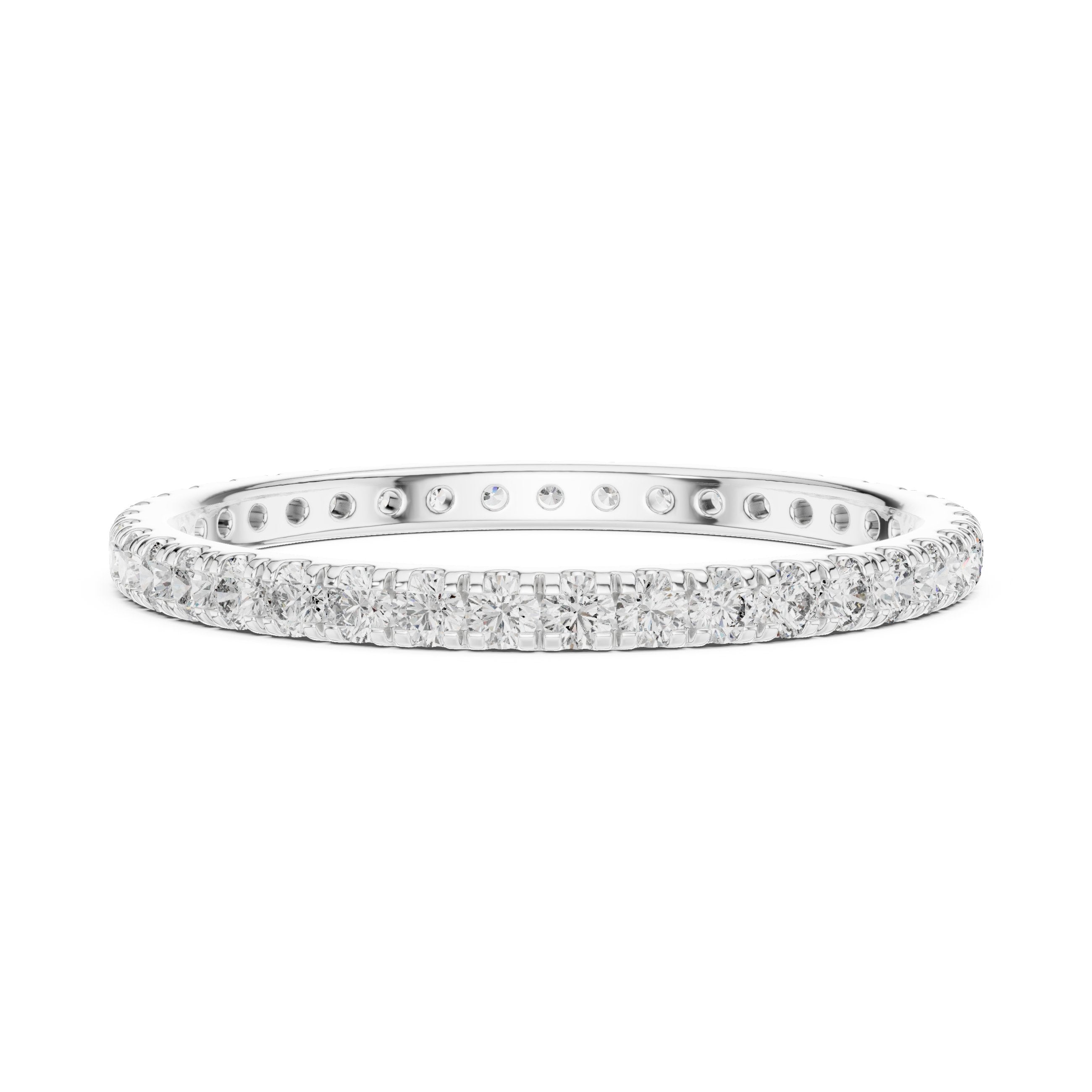 Diamond Eternity Band in White Gold - VYKA Diamonds
