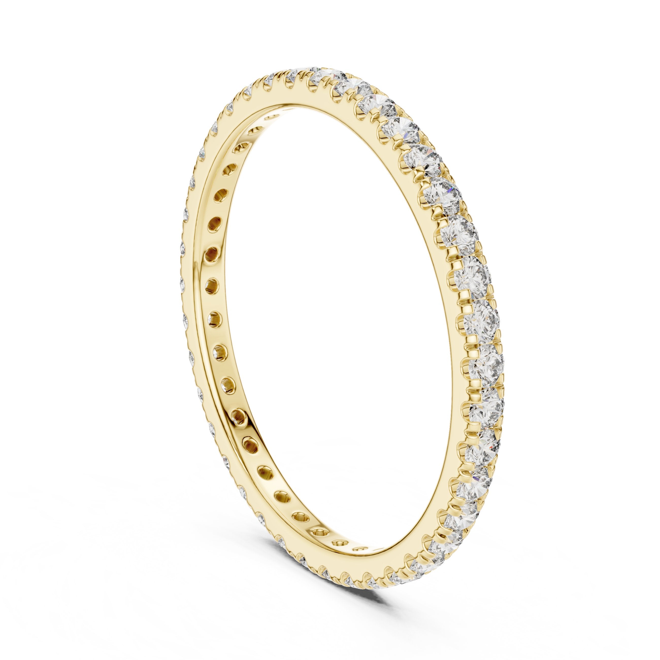 Diamond Eternity Band in Yellow Gold - VYKA Diamonds