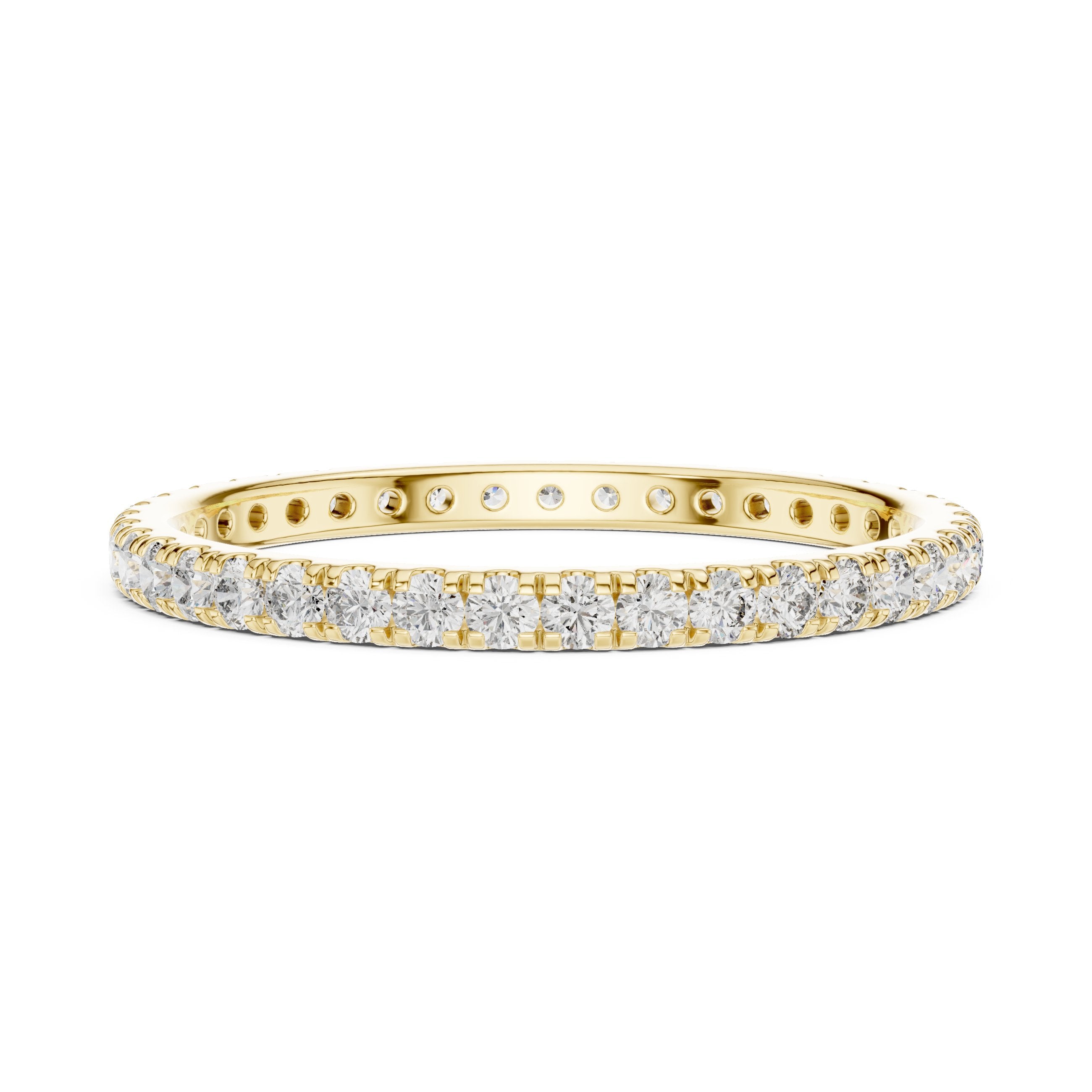 Diamond Eternity Band in Yellow Gold - VYKA Diamonds