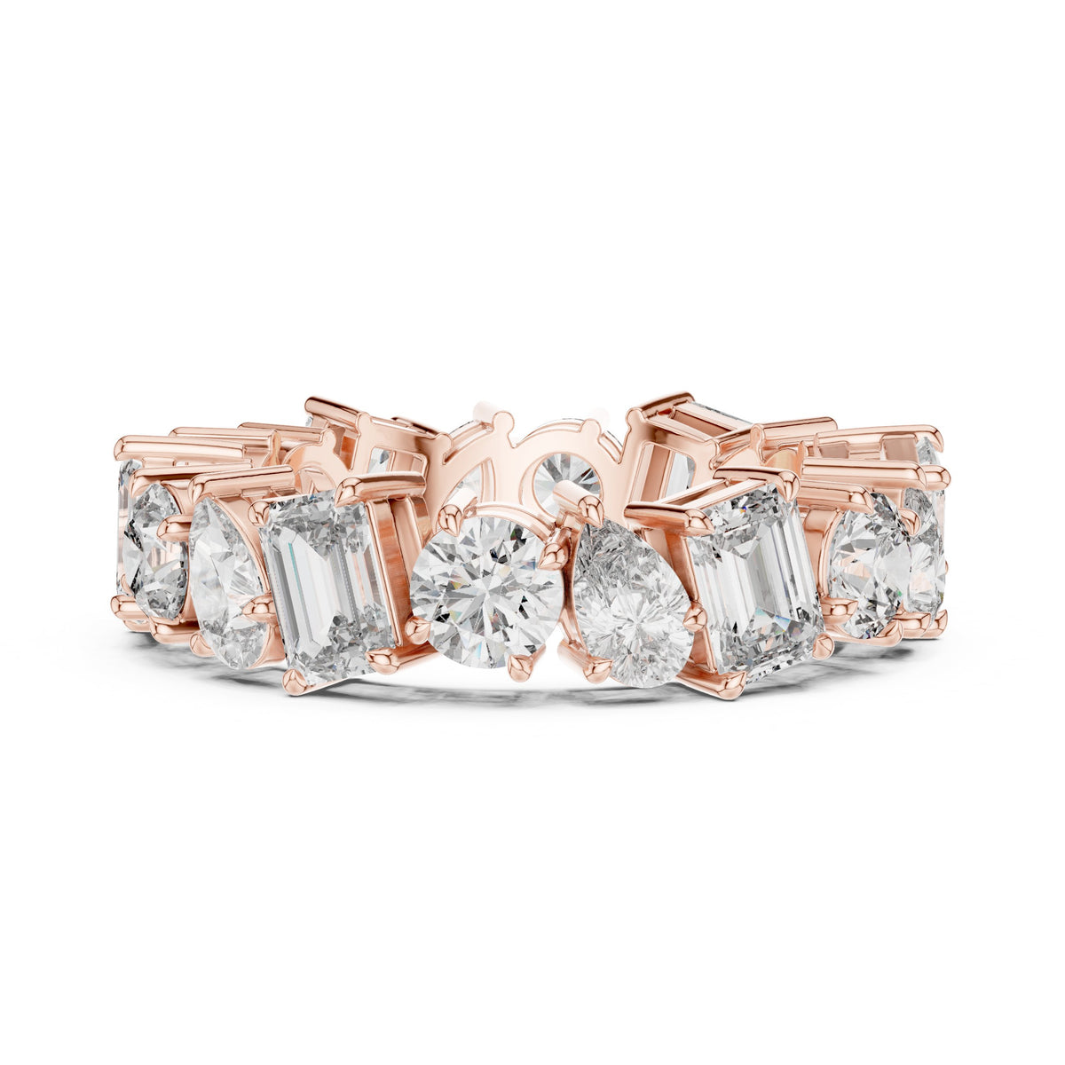 Mixed Shape Diamond Eternity Band