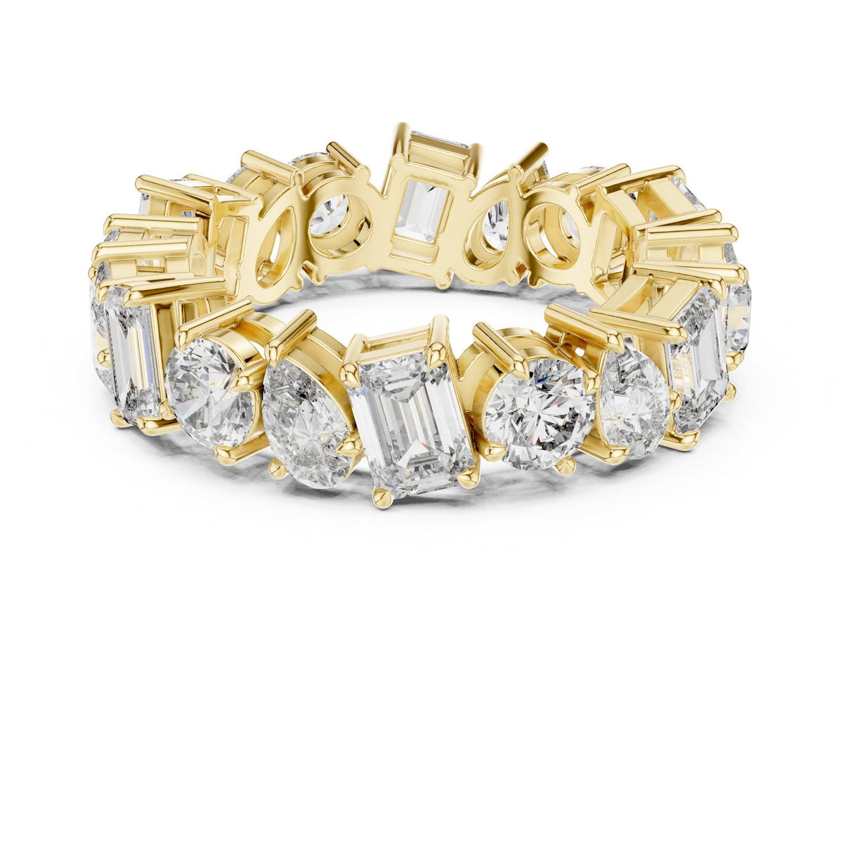 Mixed Shape Diamond Eternity Band