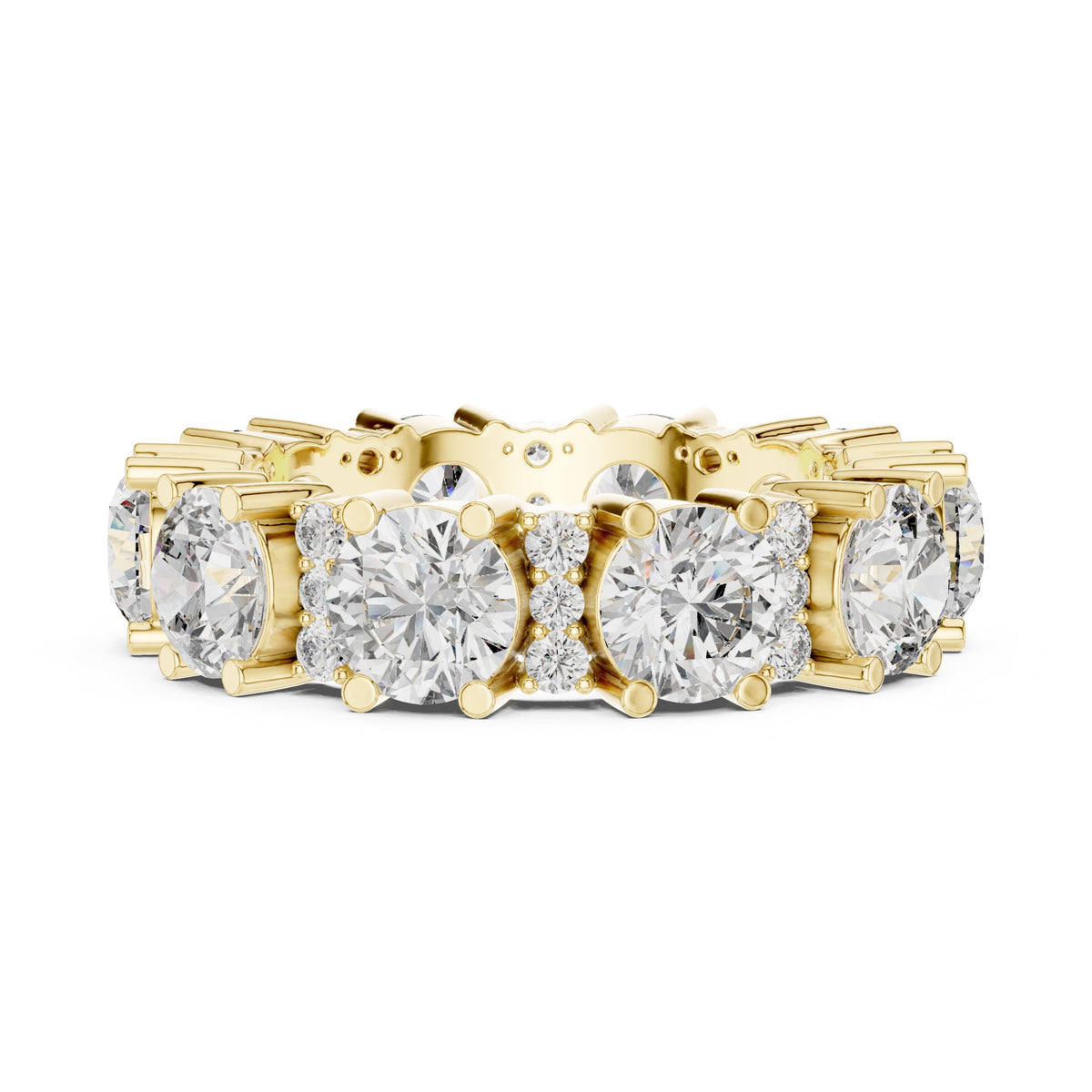 Round Diamond Eternity Band