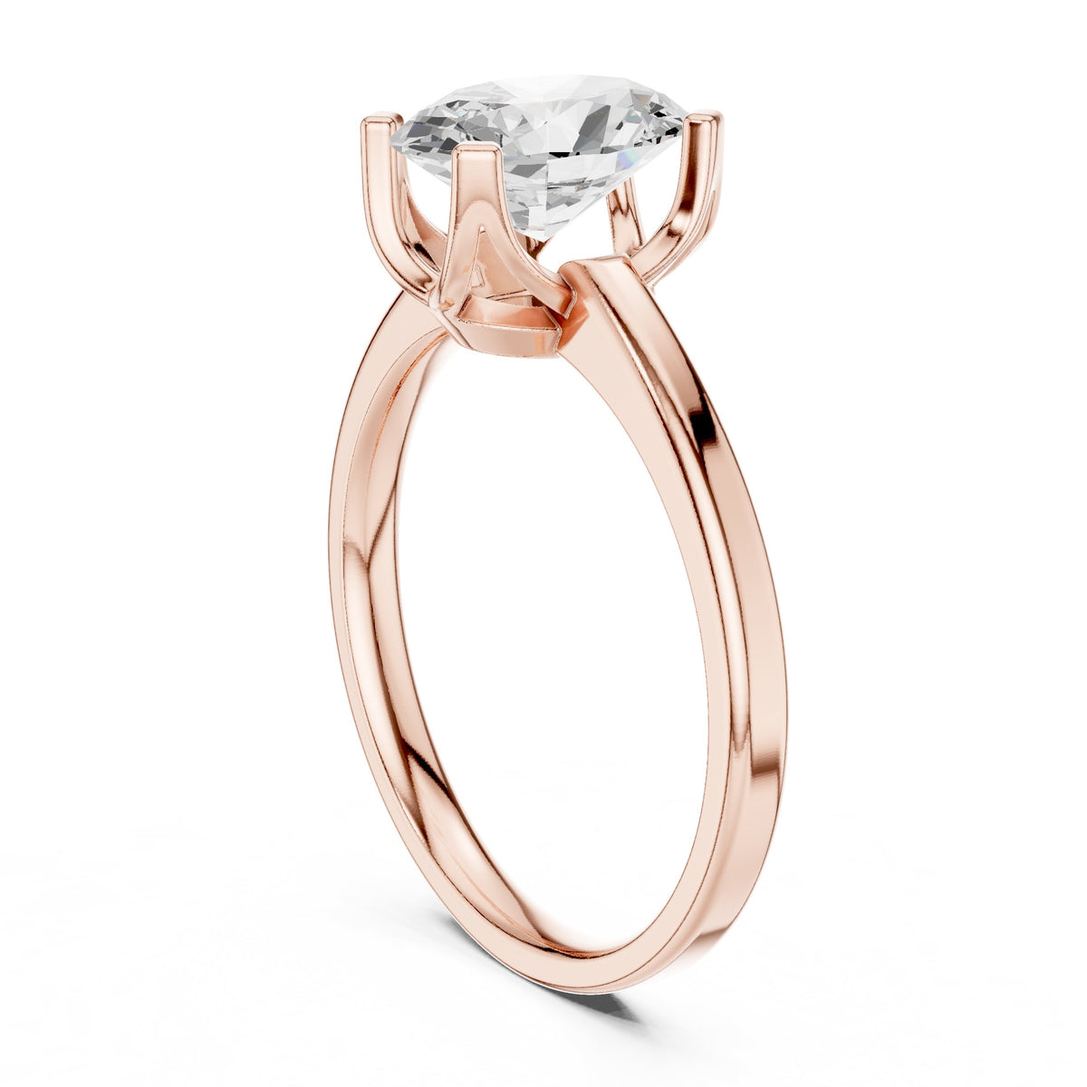 Oval Diamond Solitaire Engagement Ring