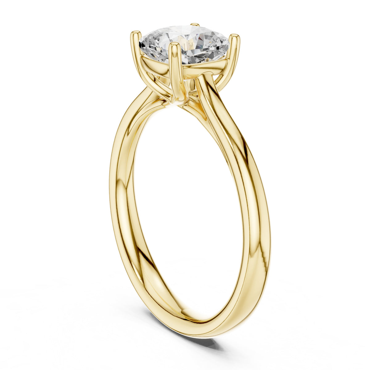 Cushion Cut Solitaire Engagement Ring