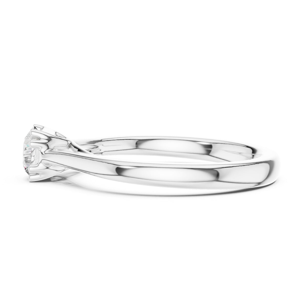 Round Diamond Solitaire Engagement Ring