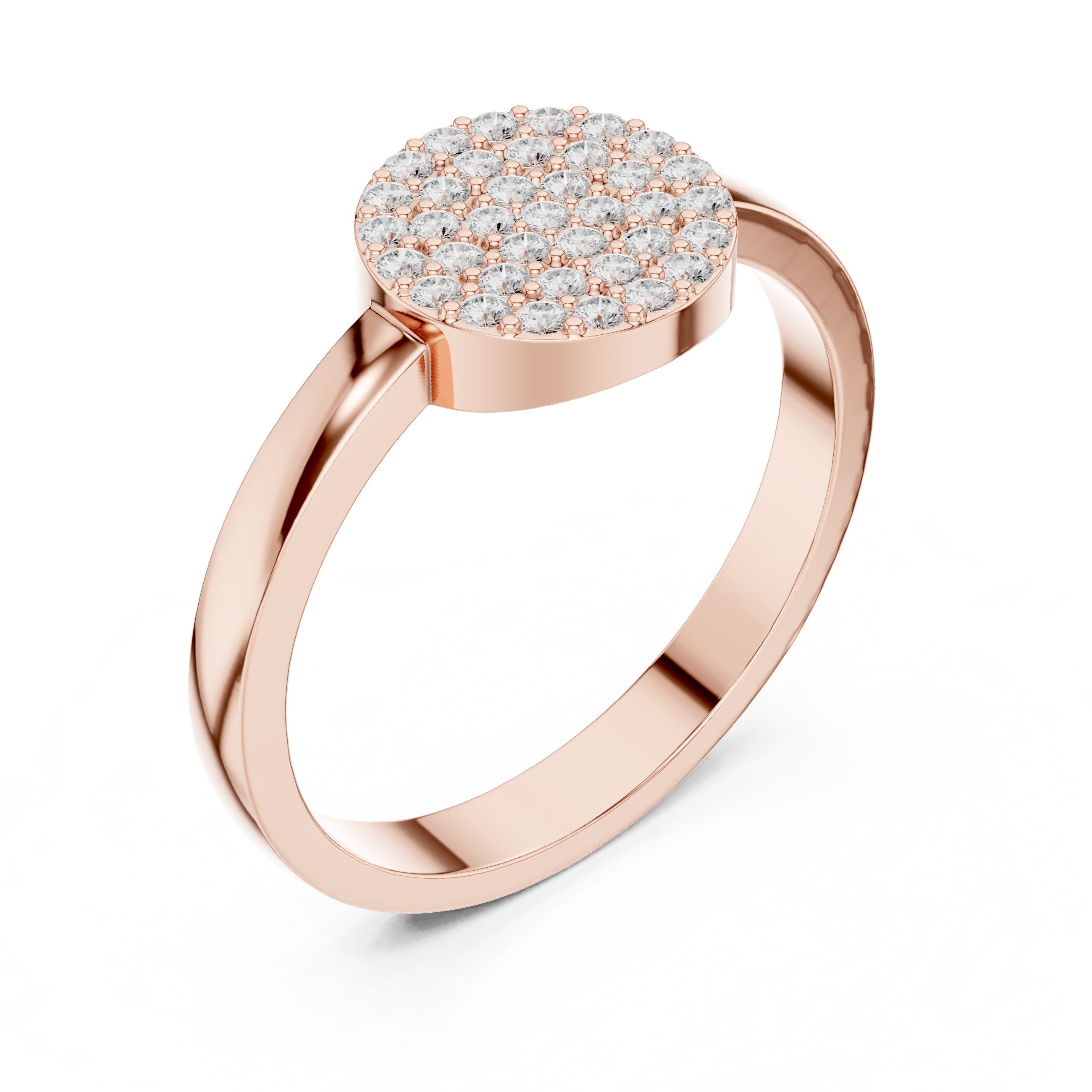 Constellation Diamond Ring in Rose Gold - VYKA Diamonds