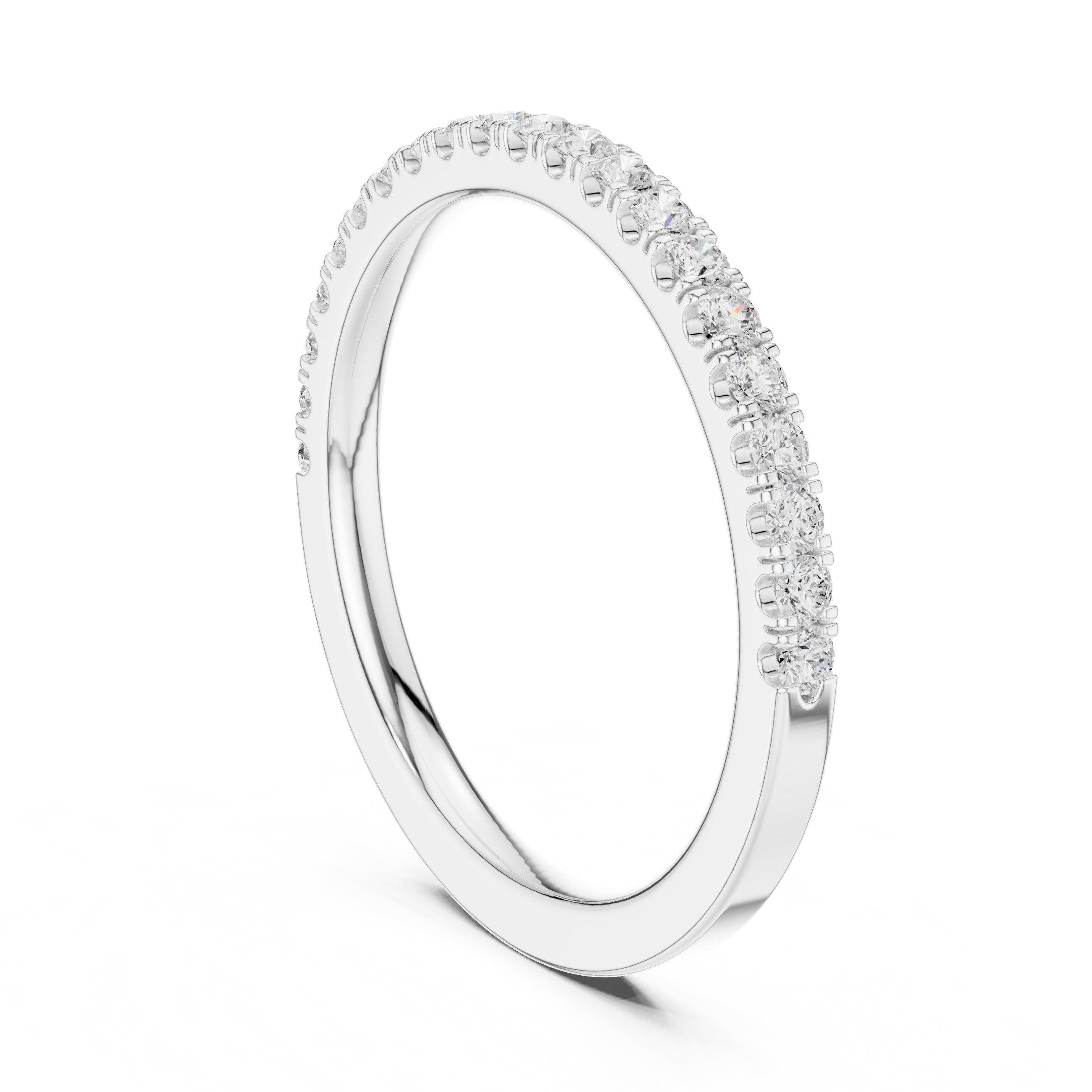 Classic Diamond Eternity Band in White Gold - VYKA Diamonds