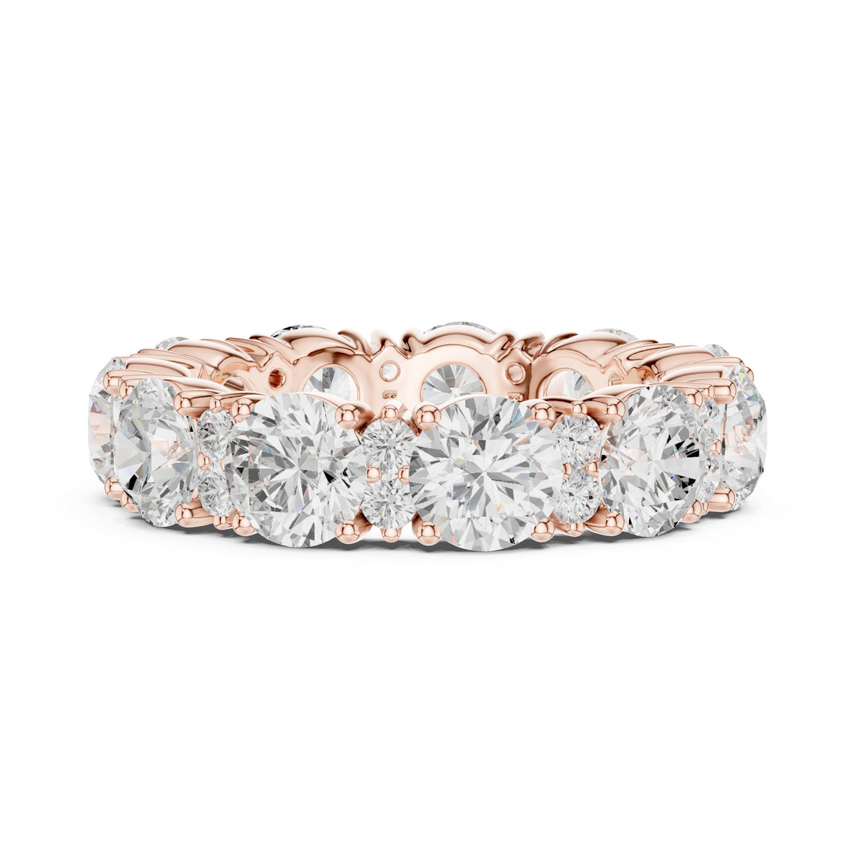 Round Diamond Eternity Band