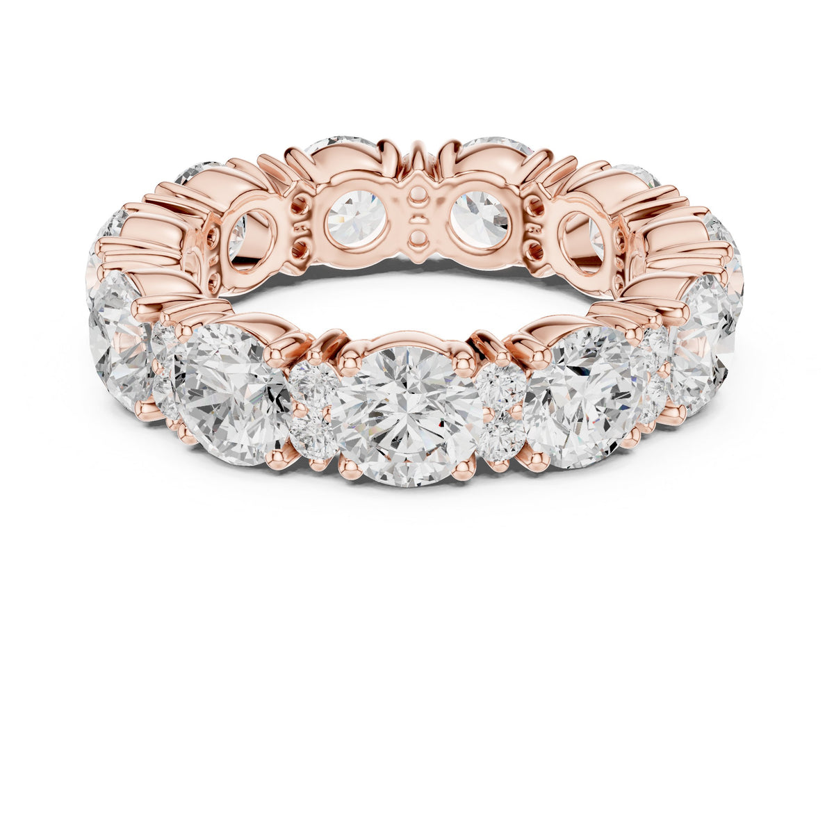 Round Diamond Eternity Band