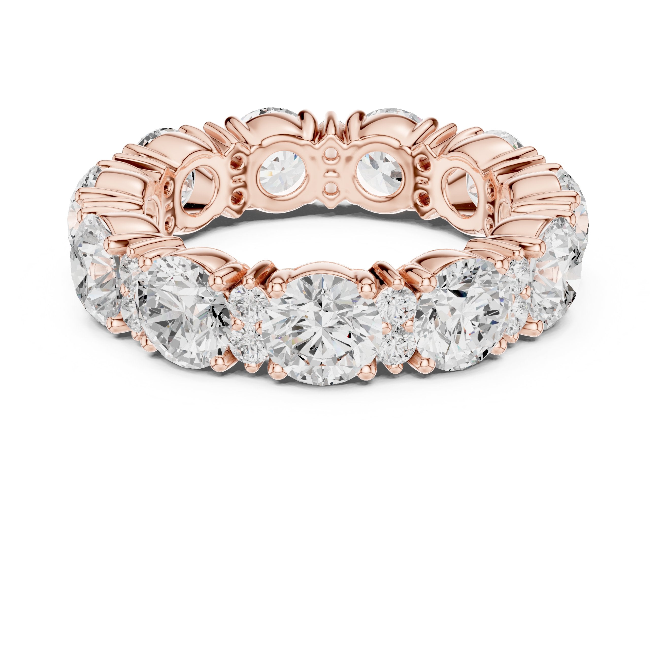 سوار أبدي بألماس مستدير in Rose Gold - VYKA Diamonds