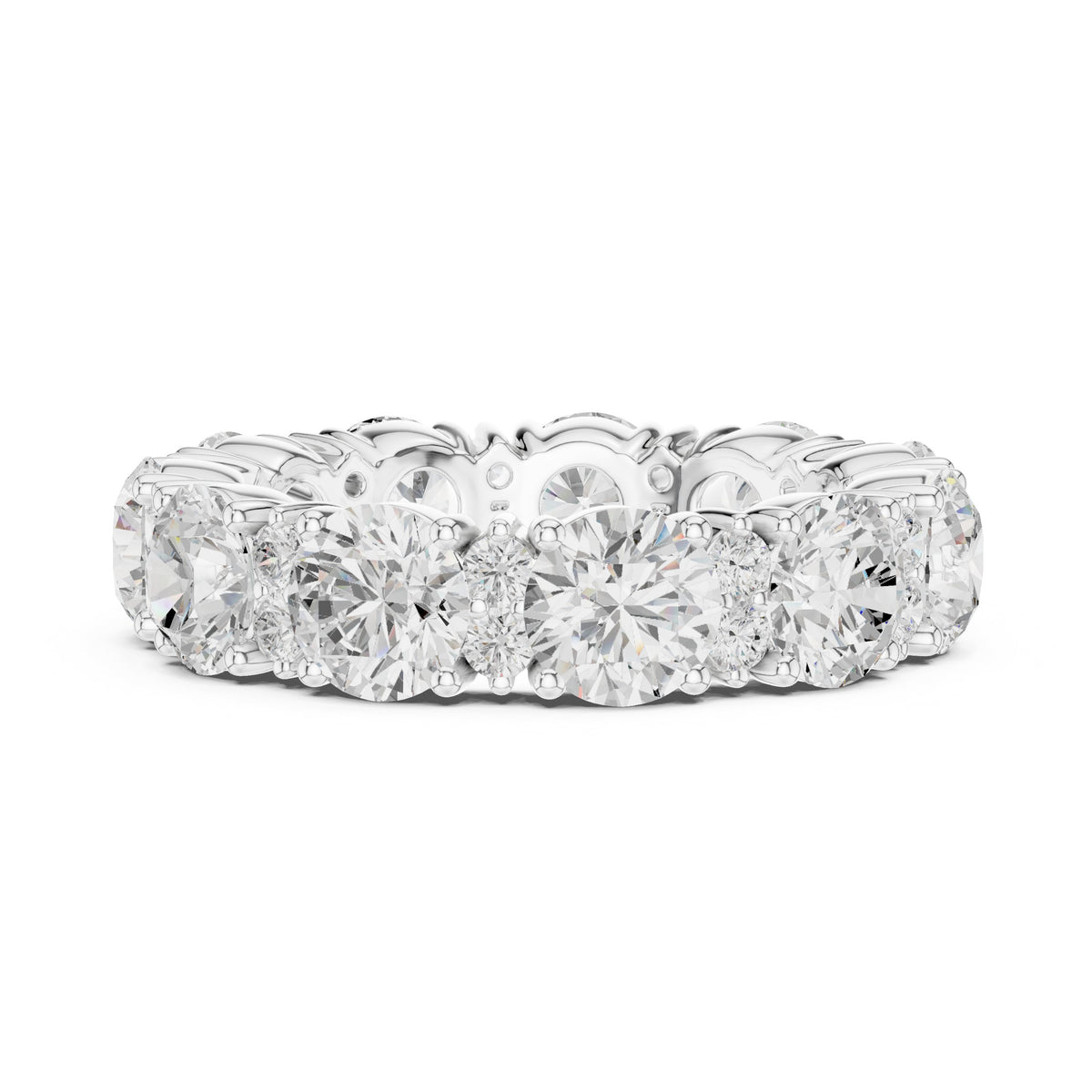 Round Diamond Eternity Band
