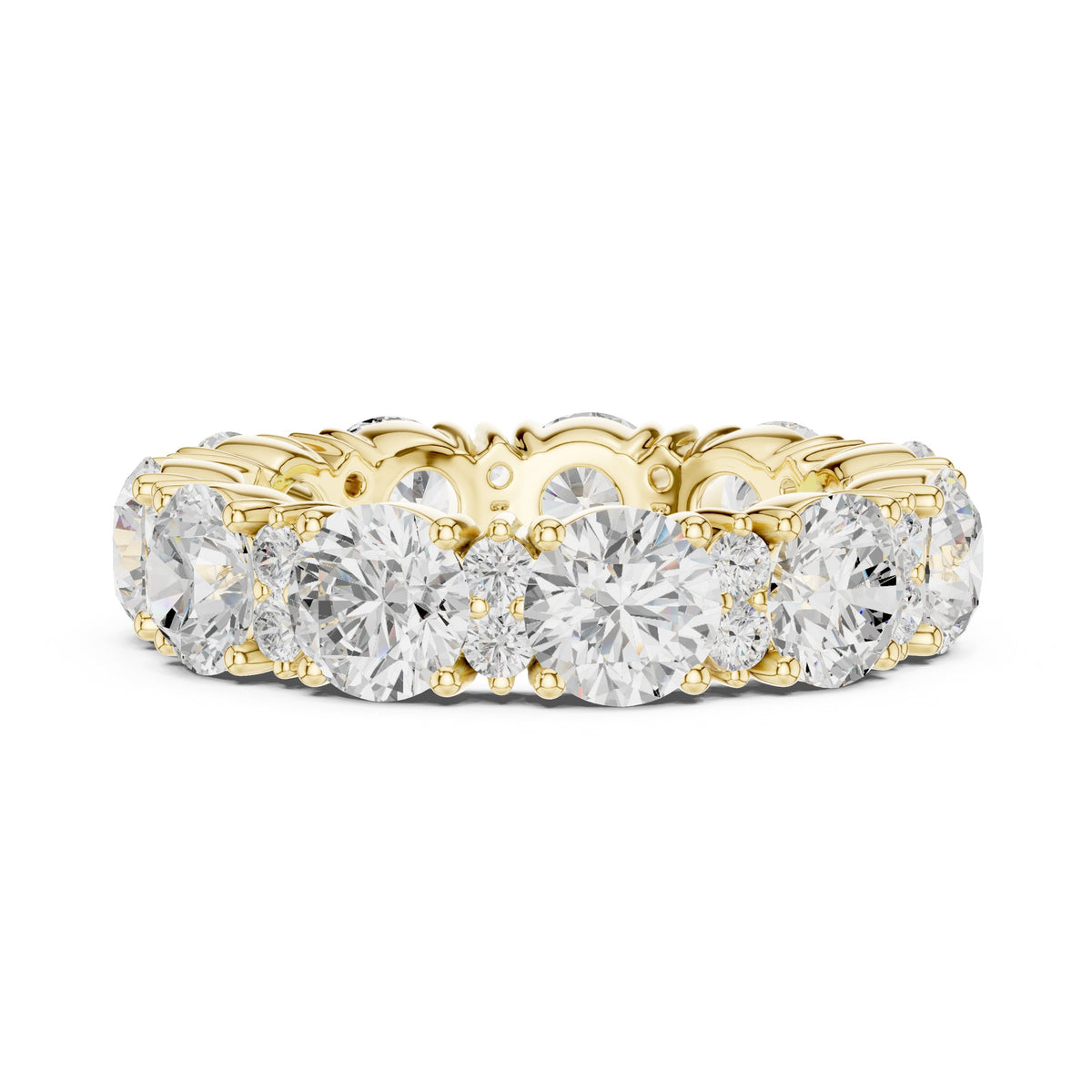 Round Diamond Eternity Band
