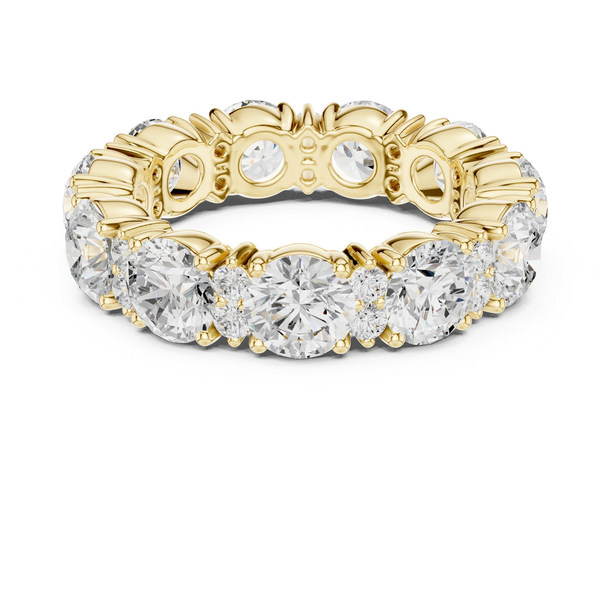 Round Diamond Eternity Band