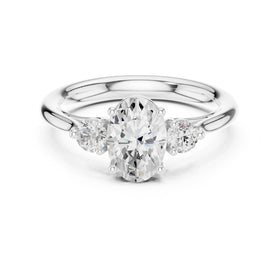 Oval Trilogy Ring