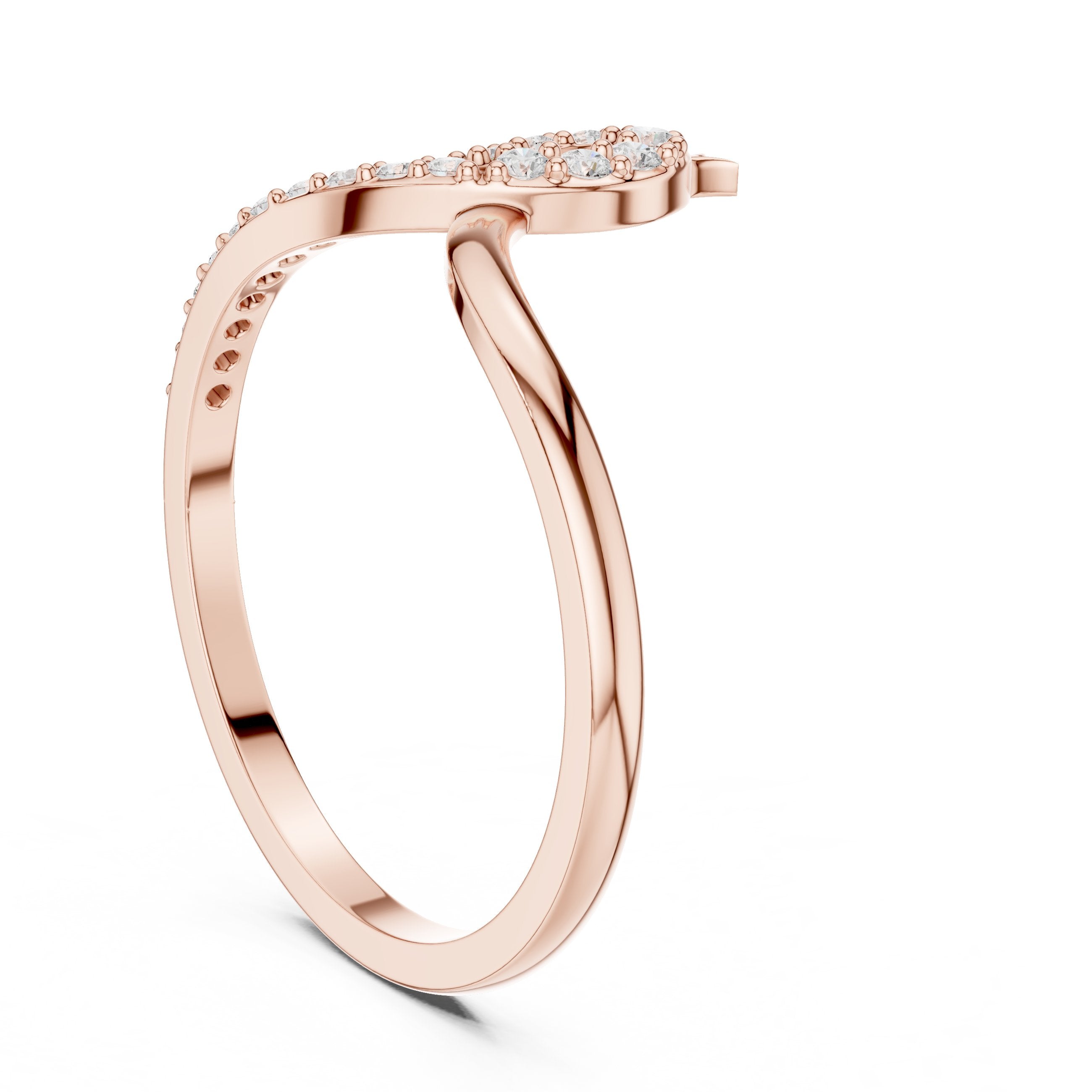 Premier Solitaire Diamond Engagement Ring in Rose Gold - VYKA Diamonds