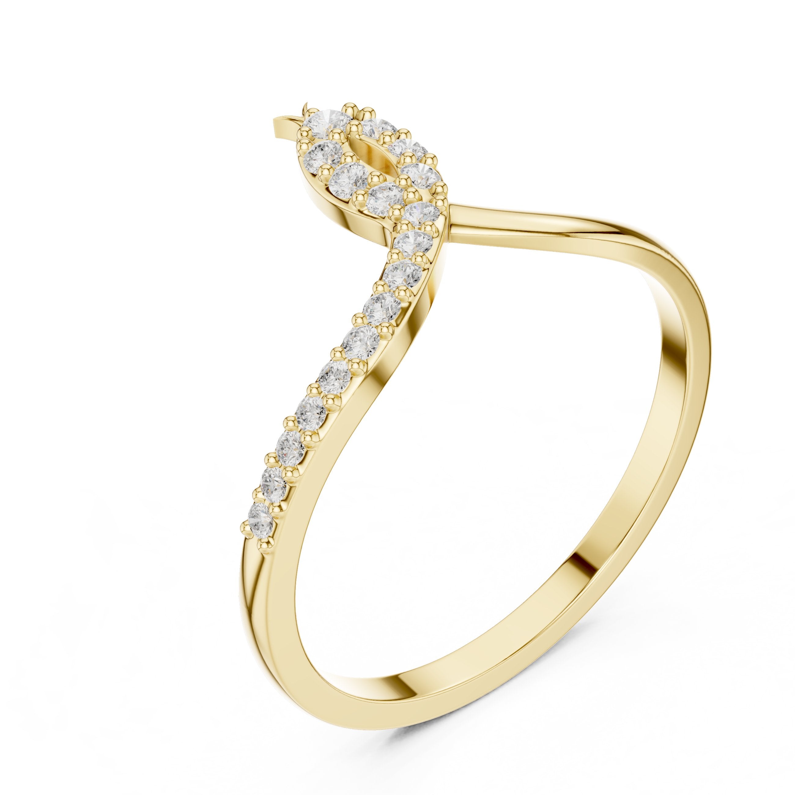 Premier Solitaire Diamond Engagement Ring in Yellow Gold - VYKA Diamonds