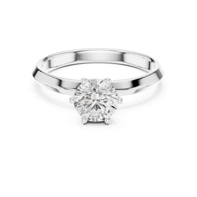 Round Brilliant Six Prong Solitaire Engagement Ring