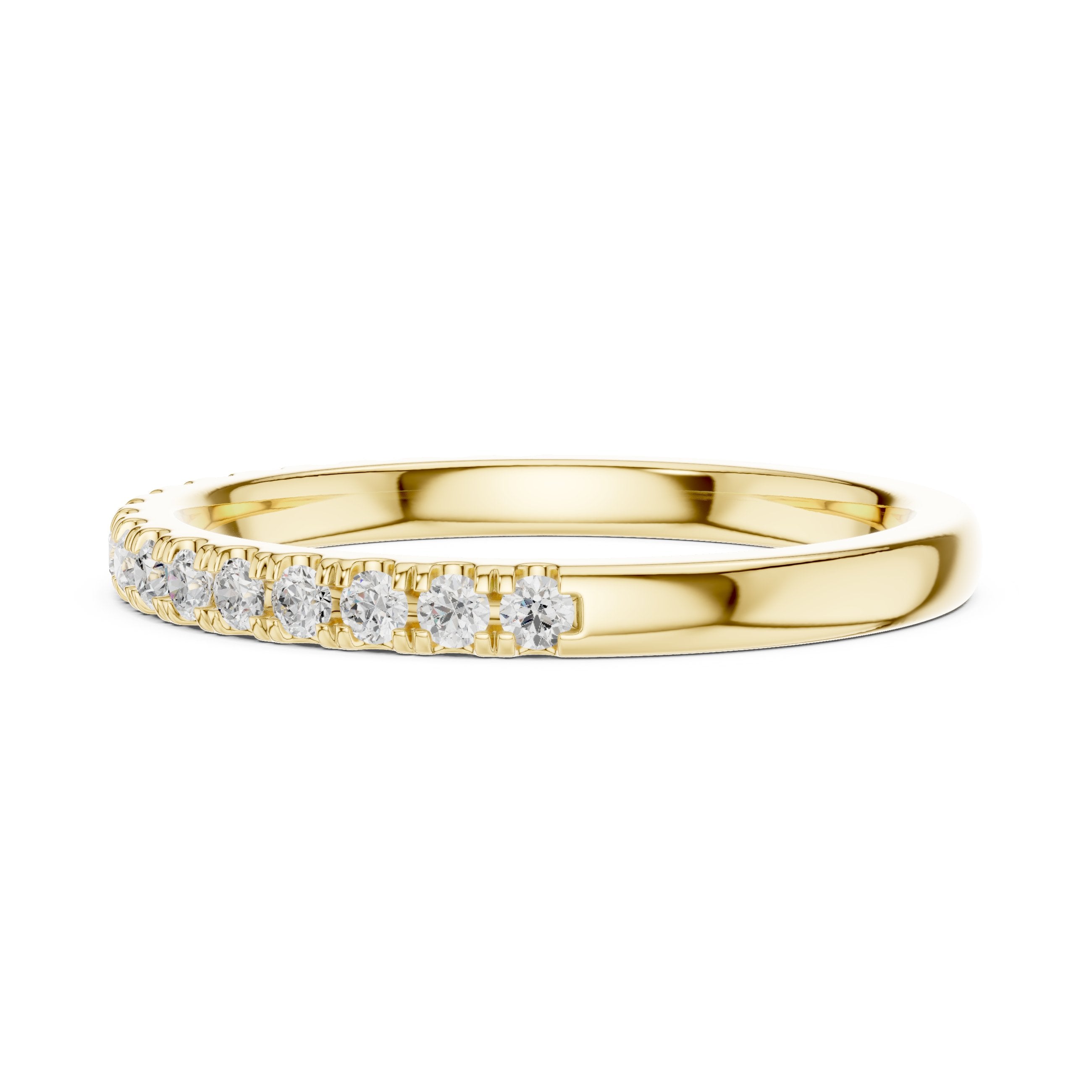 Topaz Vintage Diamond Engagement Ring in Yellow Gold - VYKA Diamonds